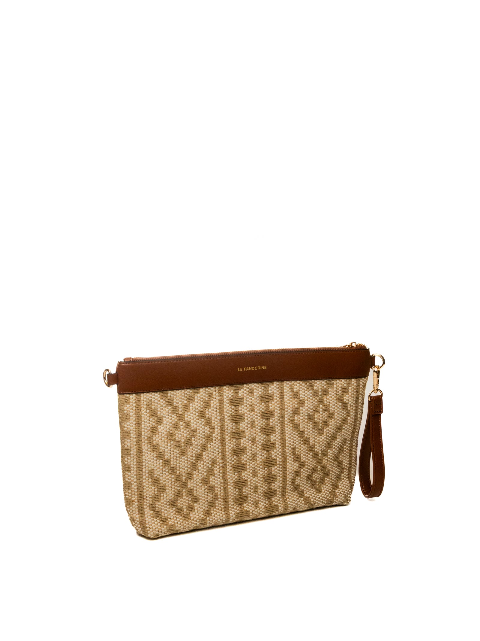 LE PANDORINE borsa a mano giulia naturale/marrone PS2620B29 GIULIA-C01