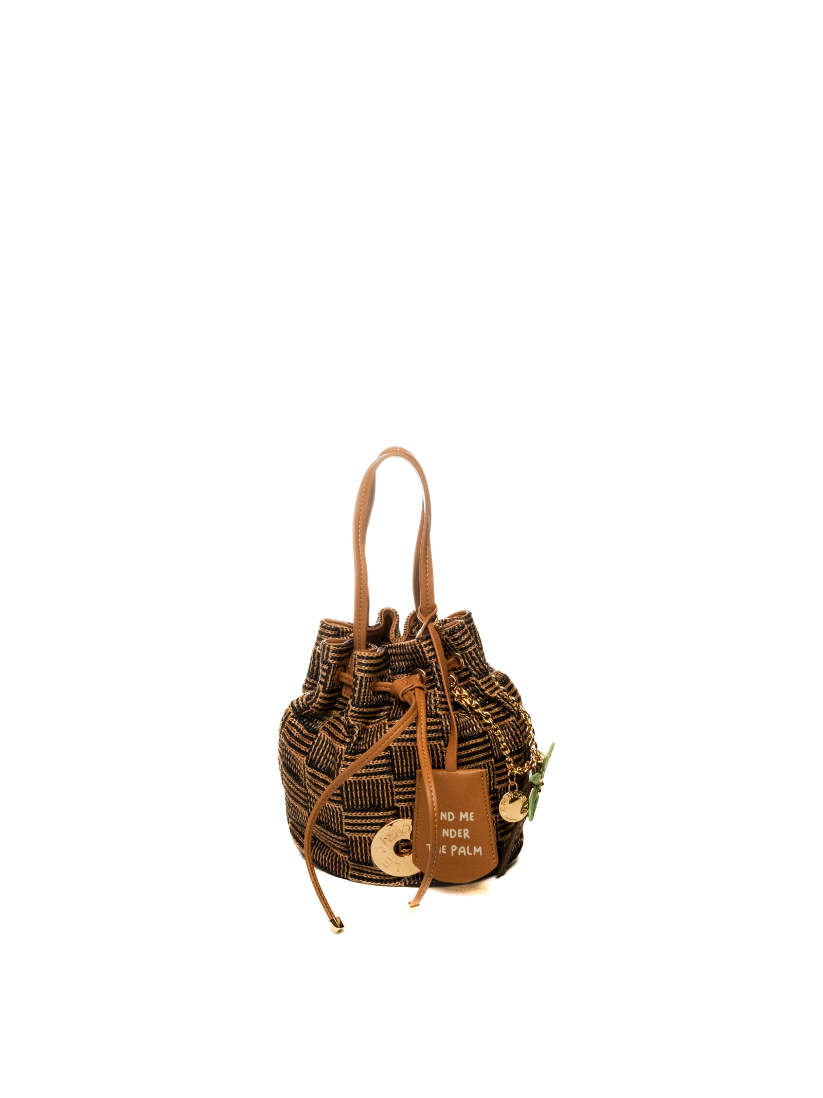 LE PANDORINE borsa a mano miriam nero/marrone PS2627B38 MIRIAM-C99