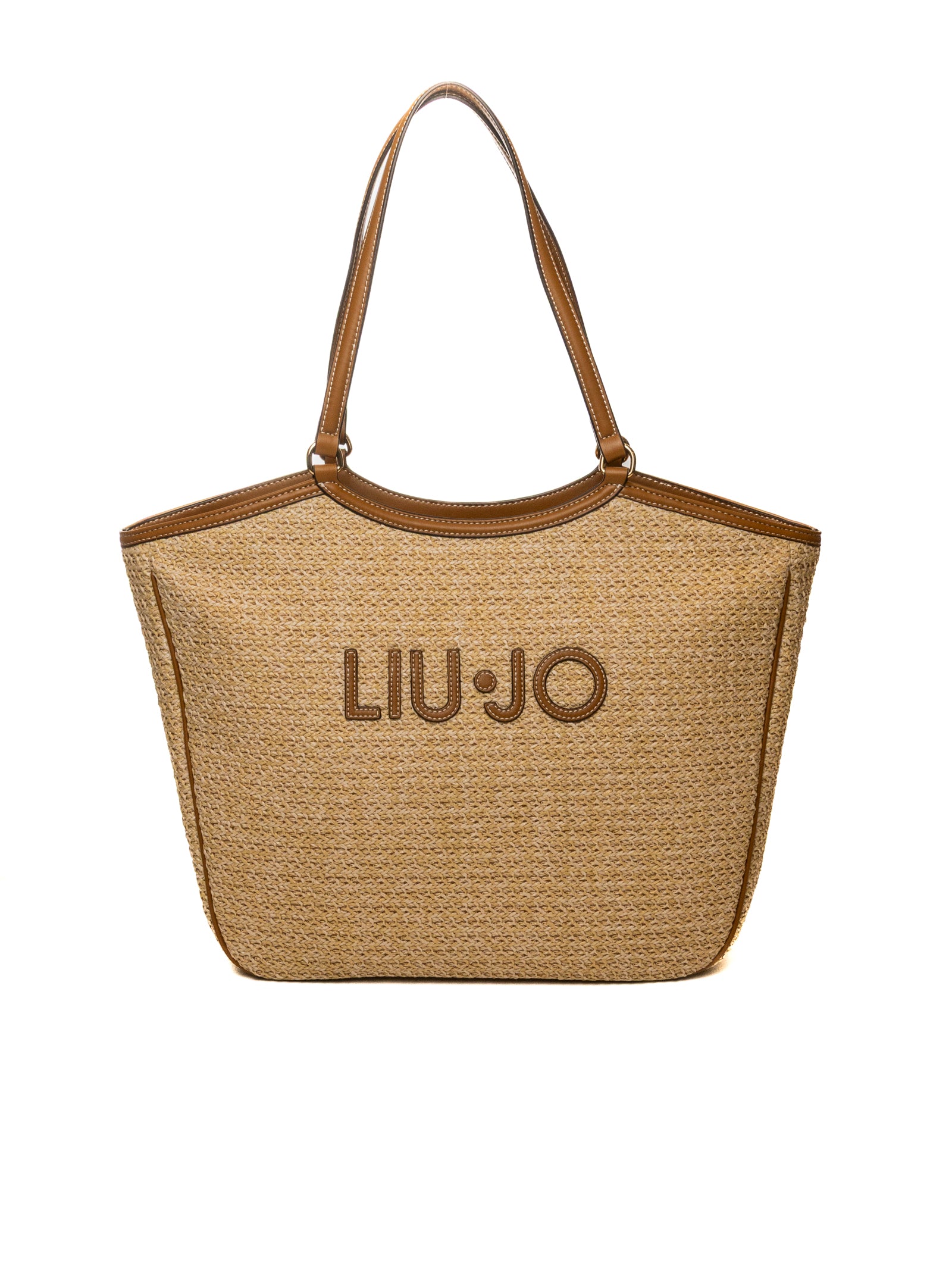 LIU JO borsa a spalla aferielle naturale/marrone AA6208T383A FERIELLE-00005