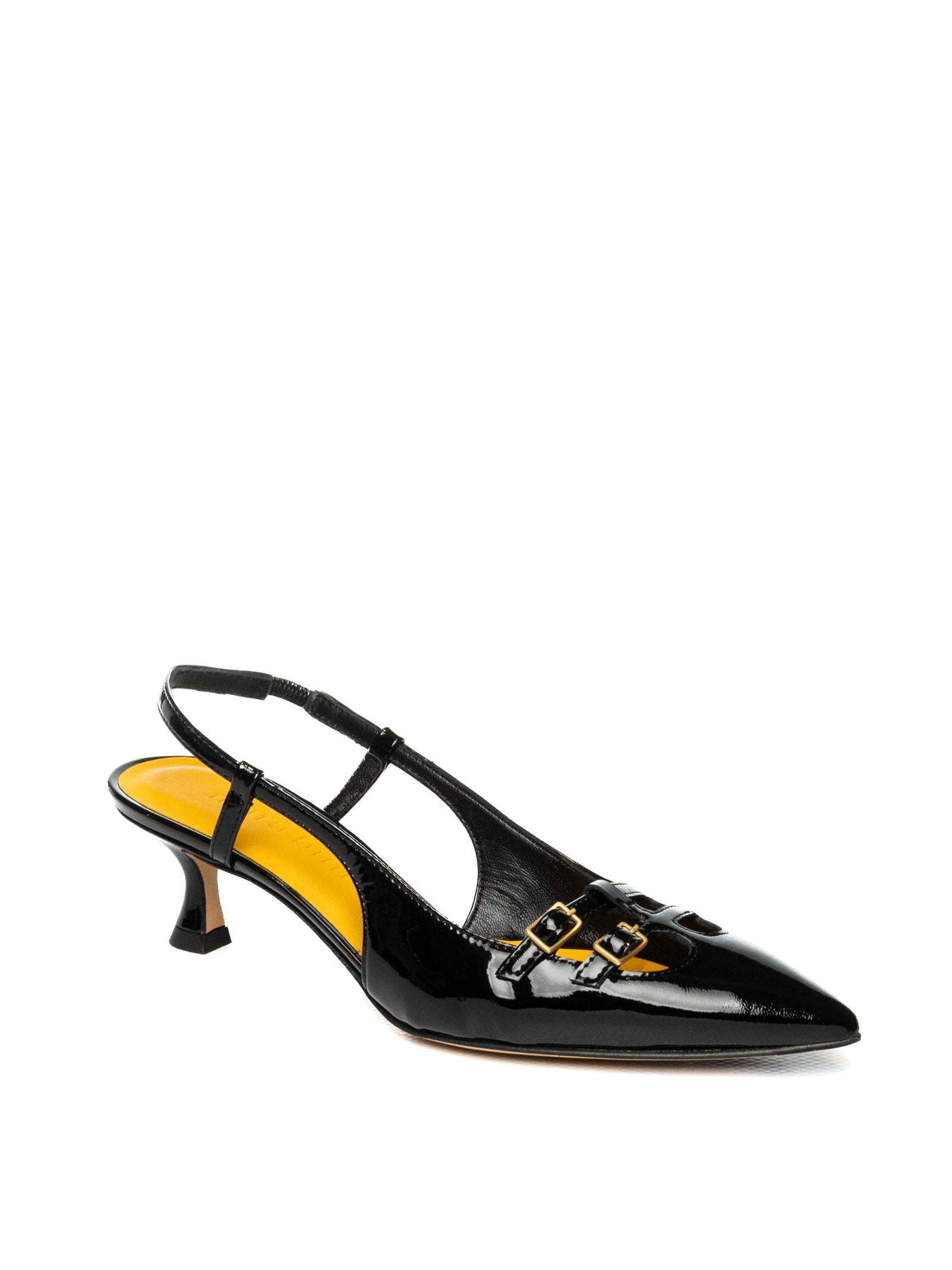 MARA BINI chanel vernice nero U307 SPLENDOR-NERO