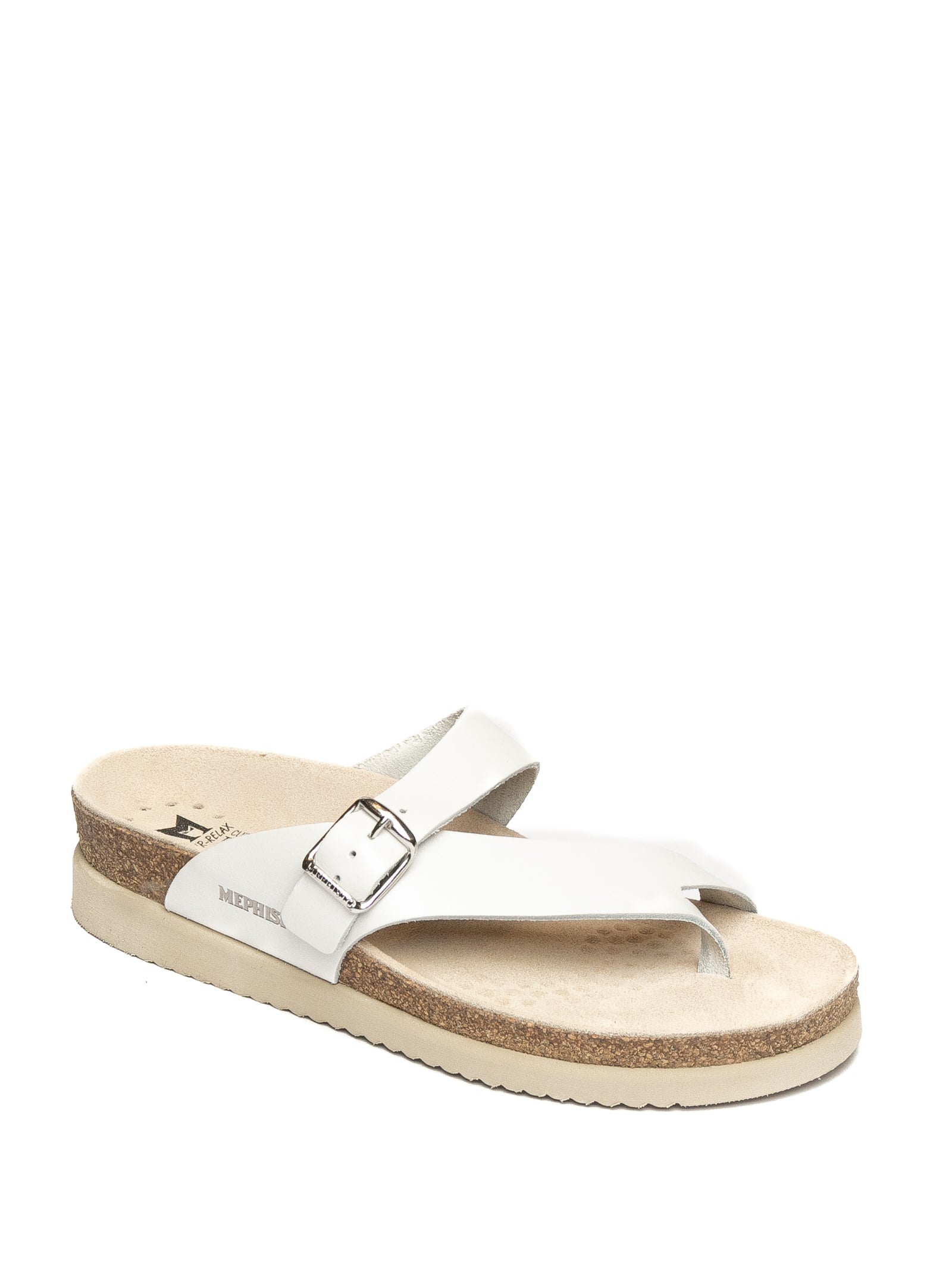 MEPHISTO Infradito helen pelle bianco HELEN SANDANYL-2830