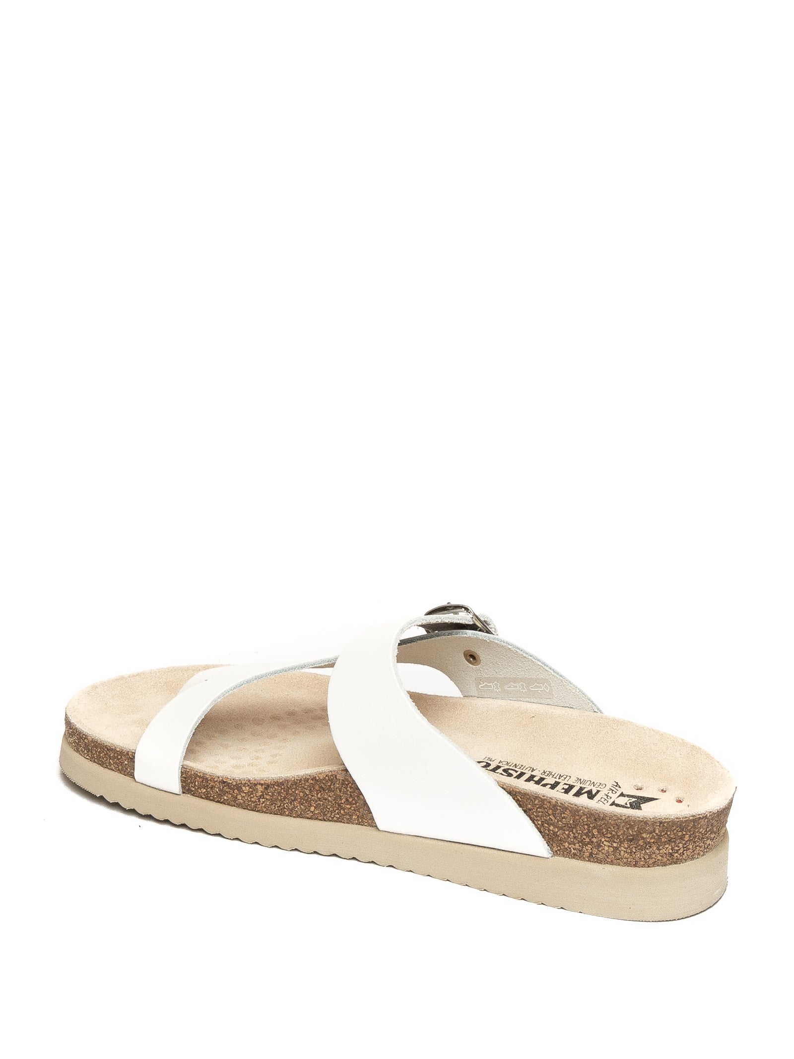 MEPHISTO Infradito helen pelle bianco HELEN SANDANYL-2830