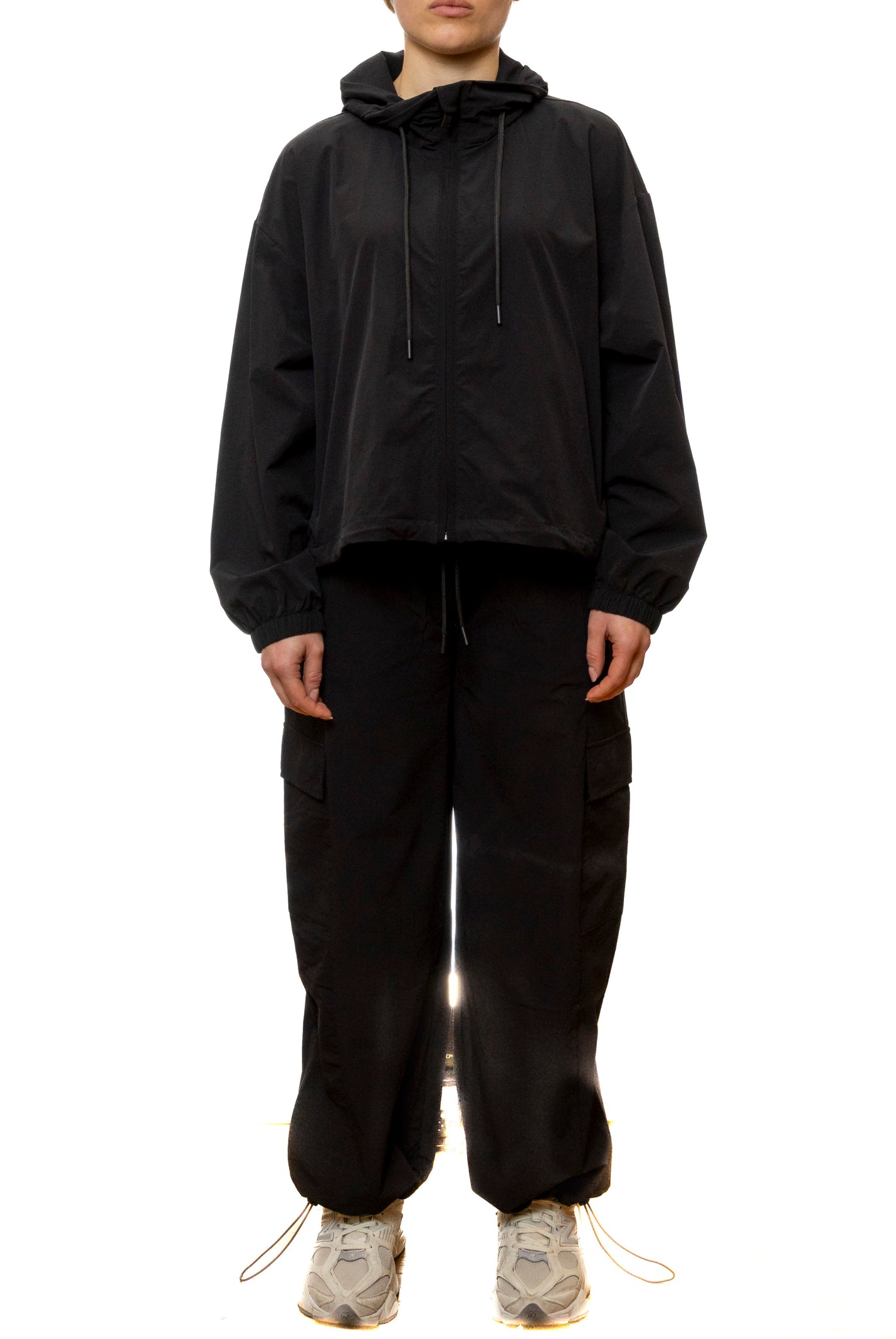 MORE pantalone tessuto tecnico nero TALIA TESS-NERO