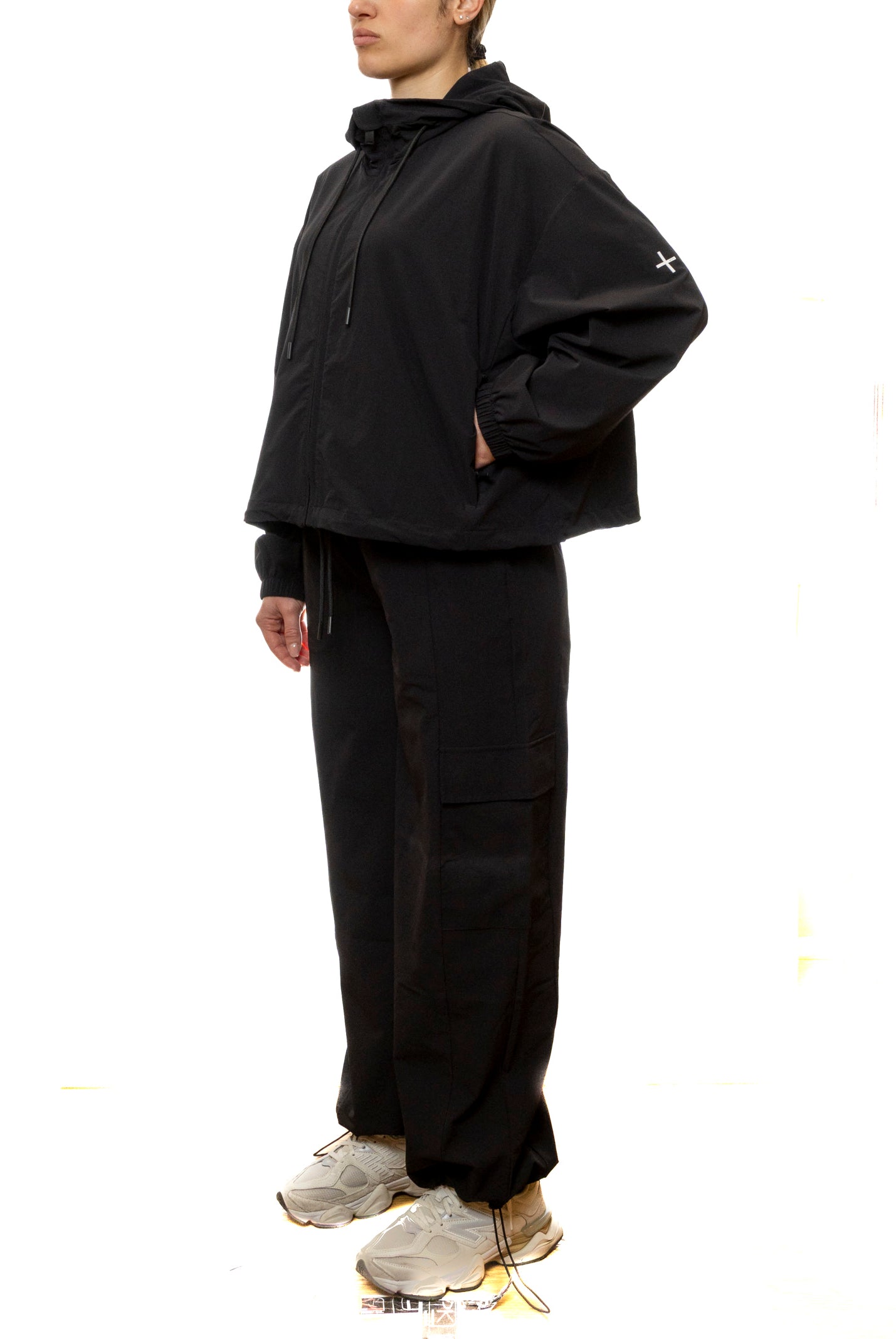 MORE pantalone tessuto tecnico nero TALIA TESS-NERO