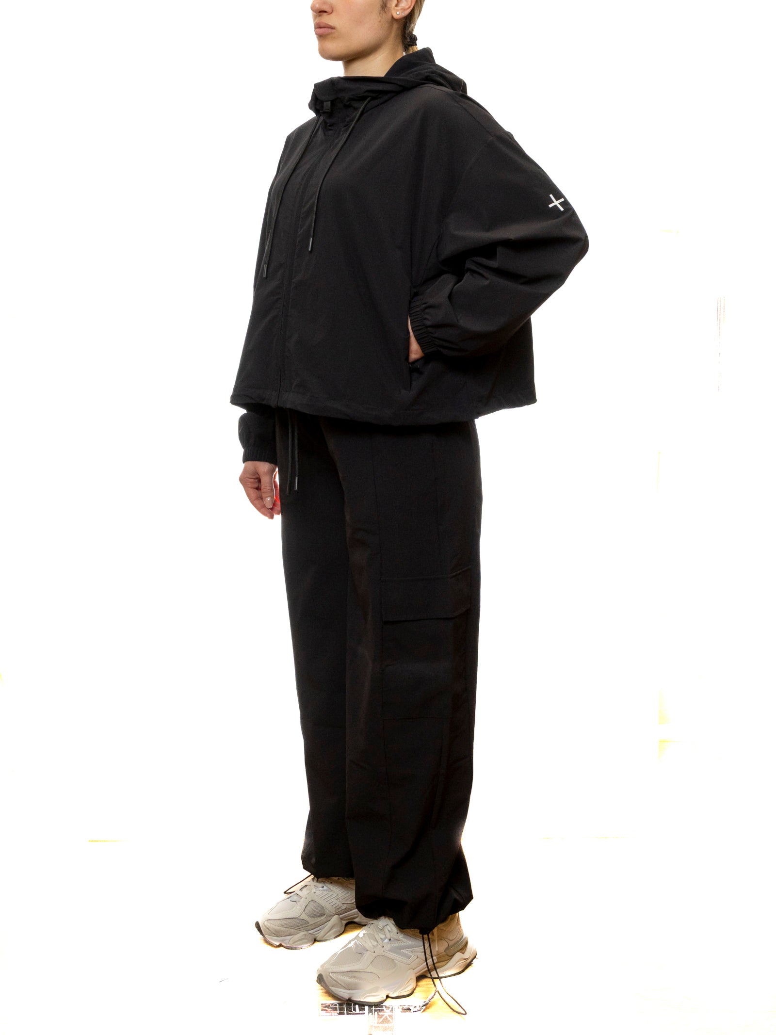 MORE pantalone tessuto tecnico nero TALIA TESS-NERO