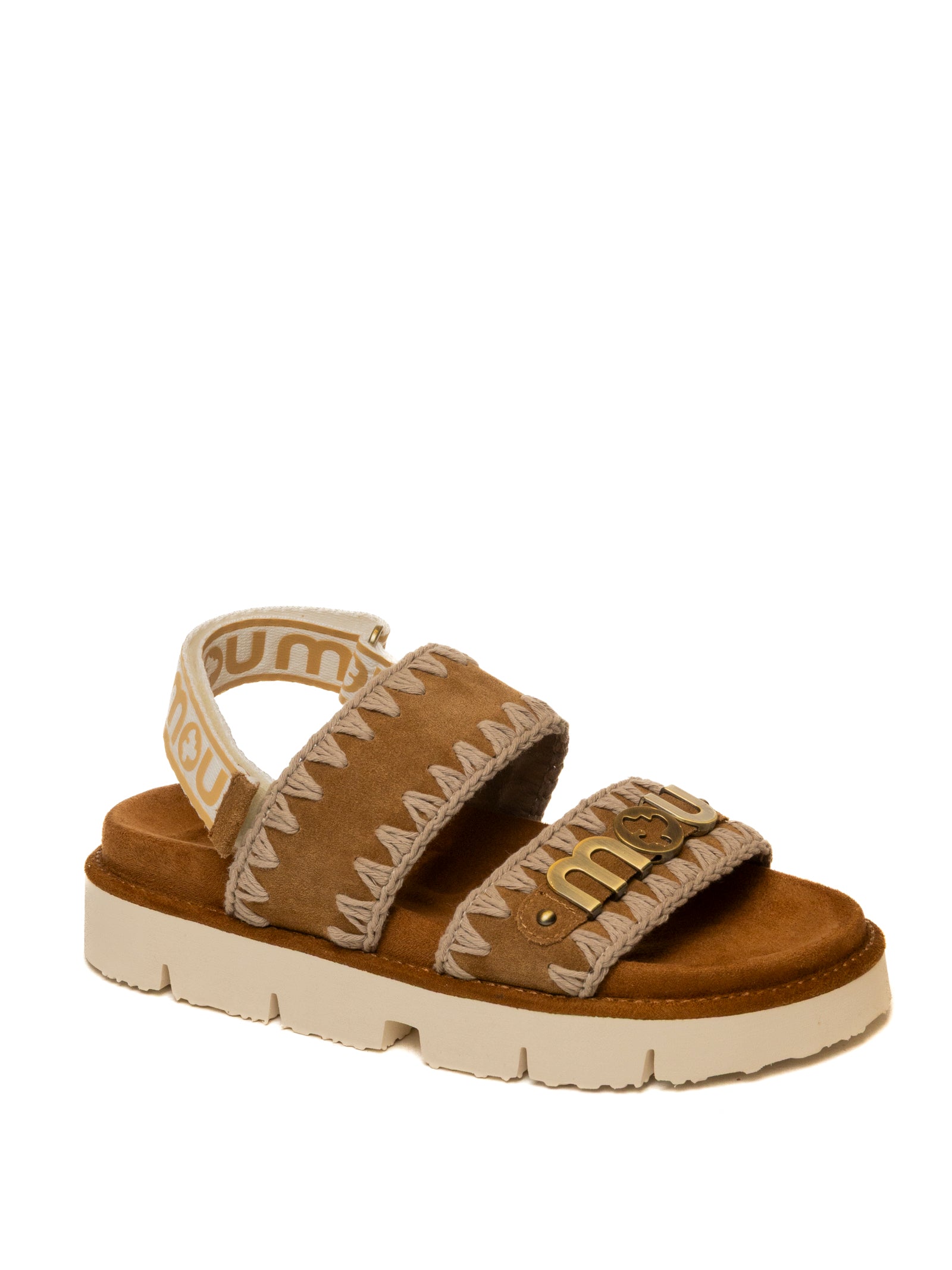 MOU Sandalo camoscio cognac 461001A CAM/COG