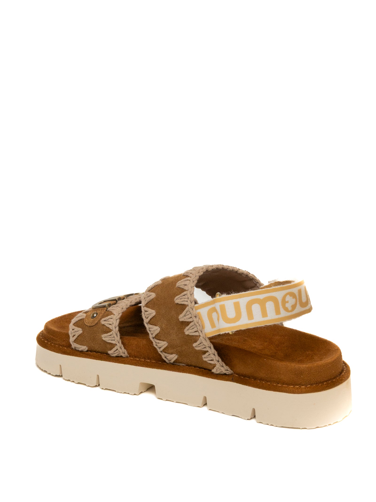 MOU Sandalo camoscio cognac 461001A CAM/COG