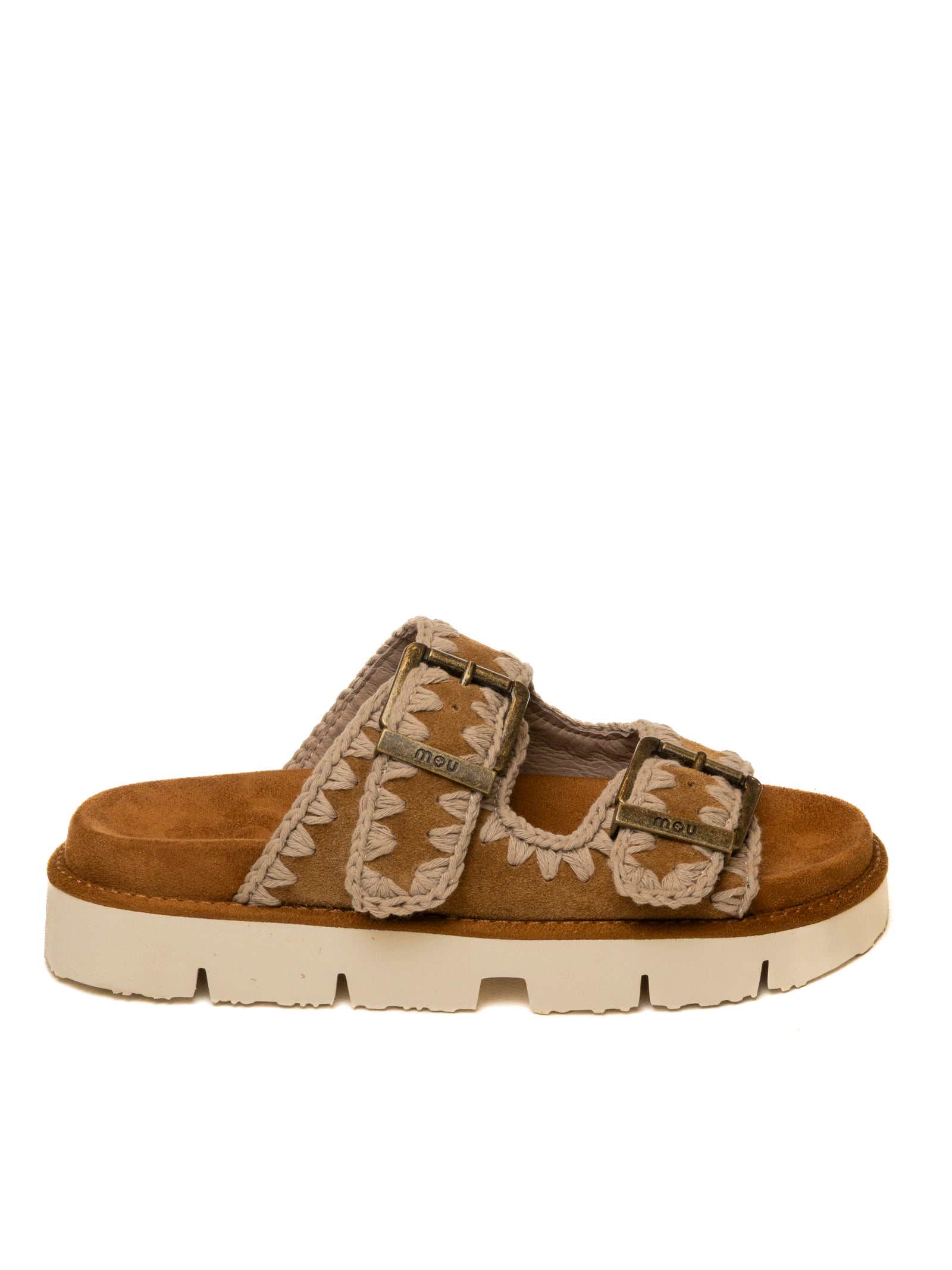 MOU Sandalo camoscio cognac 461005A CAM/COG