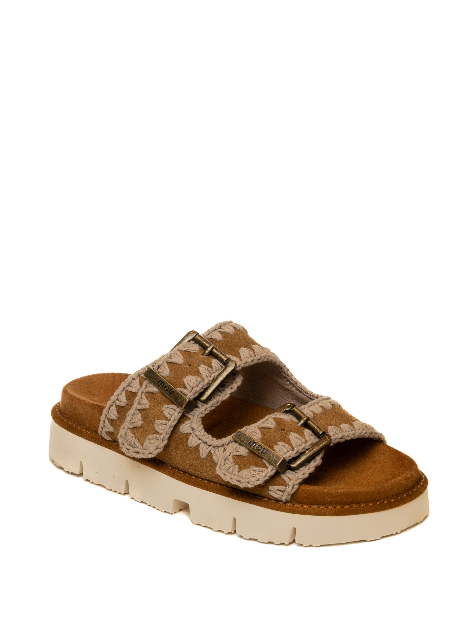 MOU Sandalo camoscio cognac 461005A CAM/COG