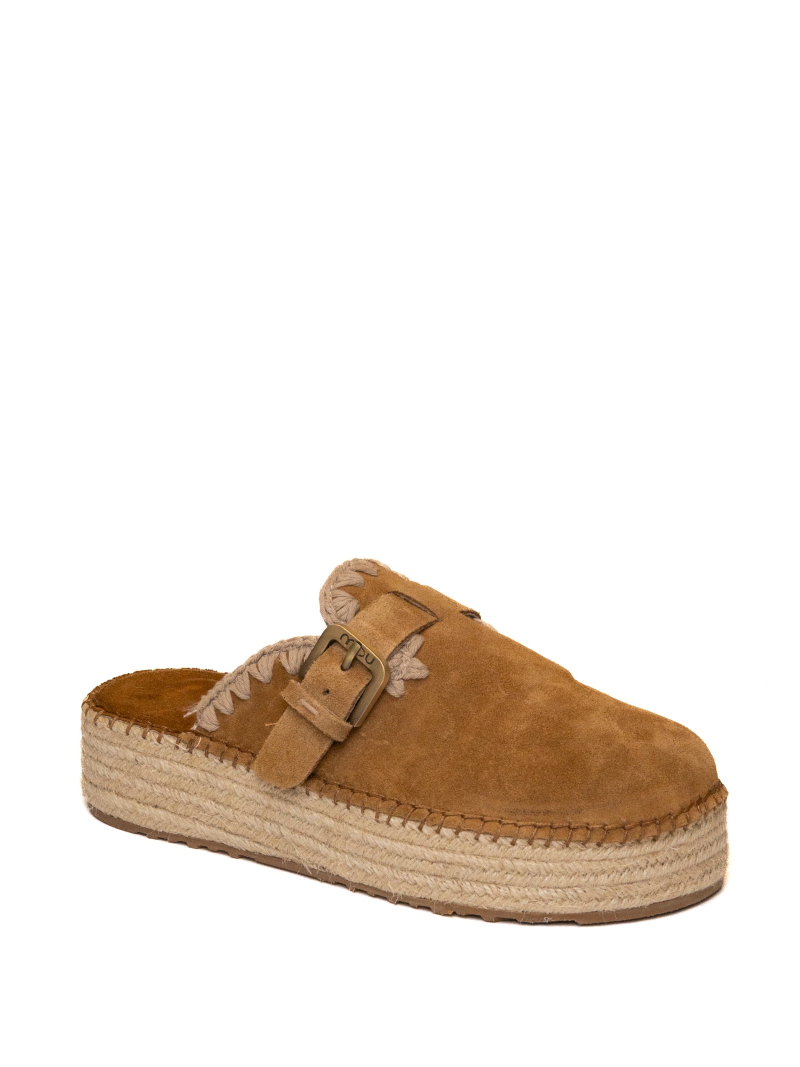 MOU Sabot camoscio cognac 641000A SUEDE-COG