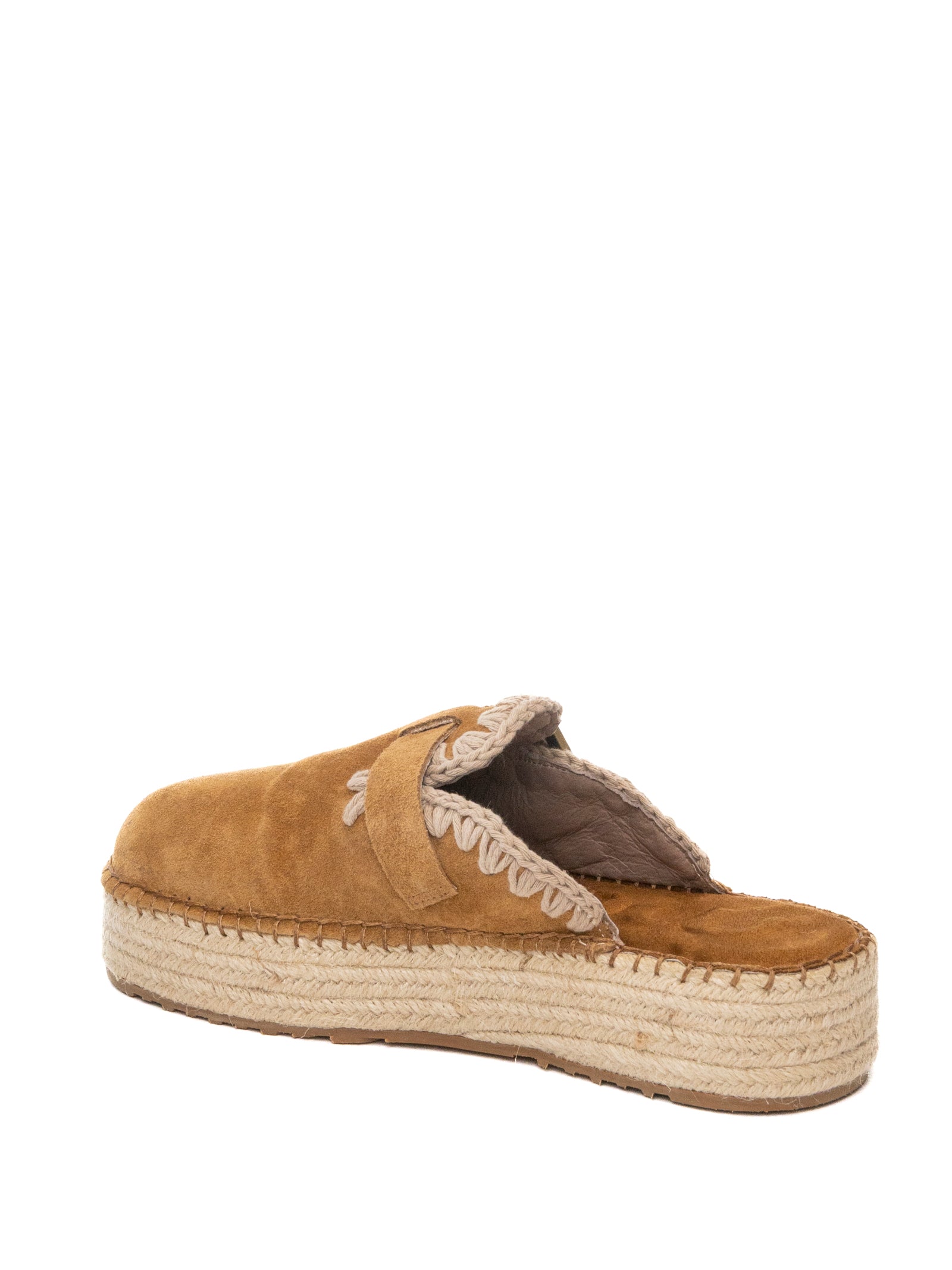 MOU Sabot camoscio cognac 641000A SUEDE-COG