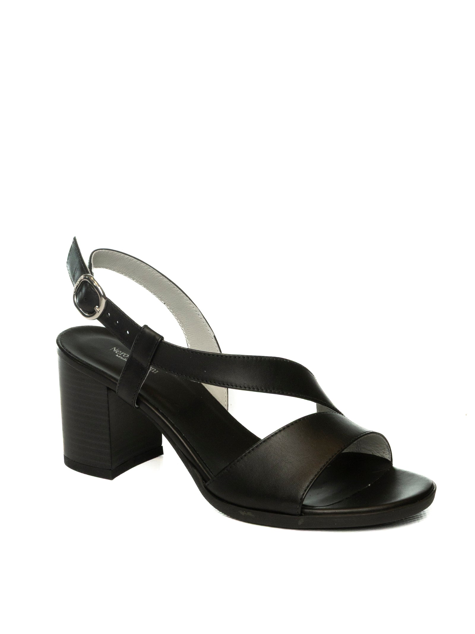NERO GIARDINI Sandalo pelle nero E410440 TAMIGI-NERO