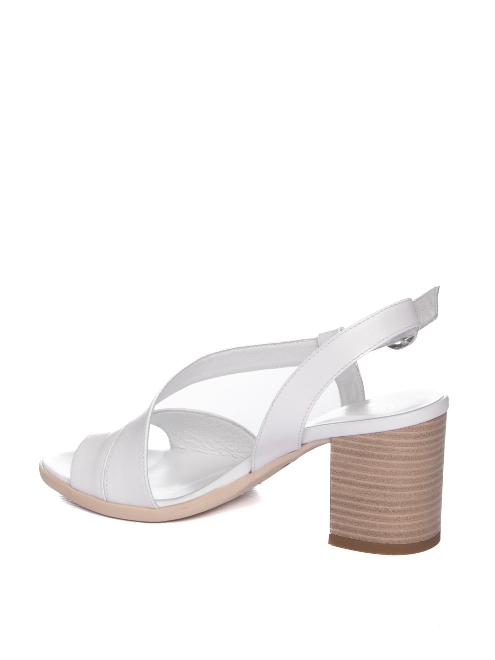 NERO GIARDINI Sandalo pelle bianco E410440 LOIRA-BIANCO