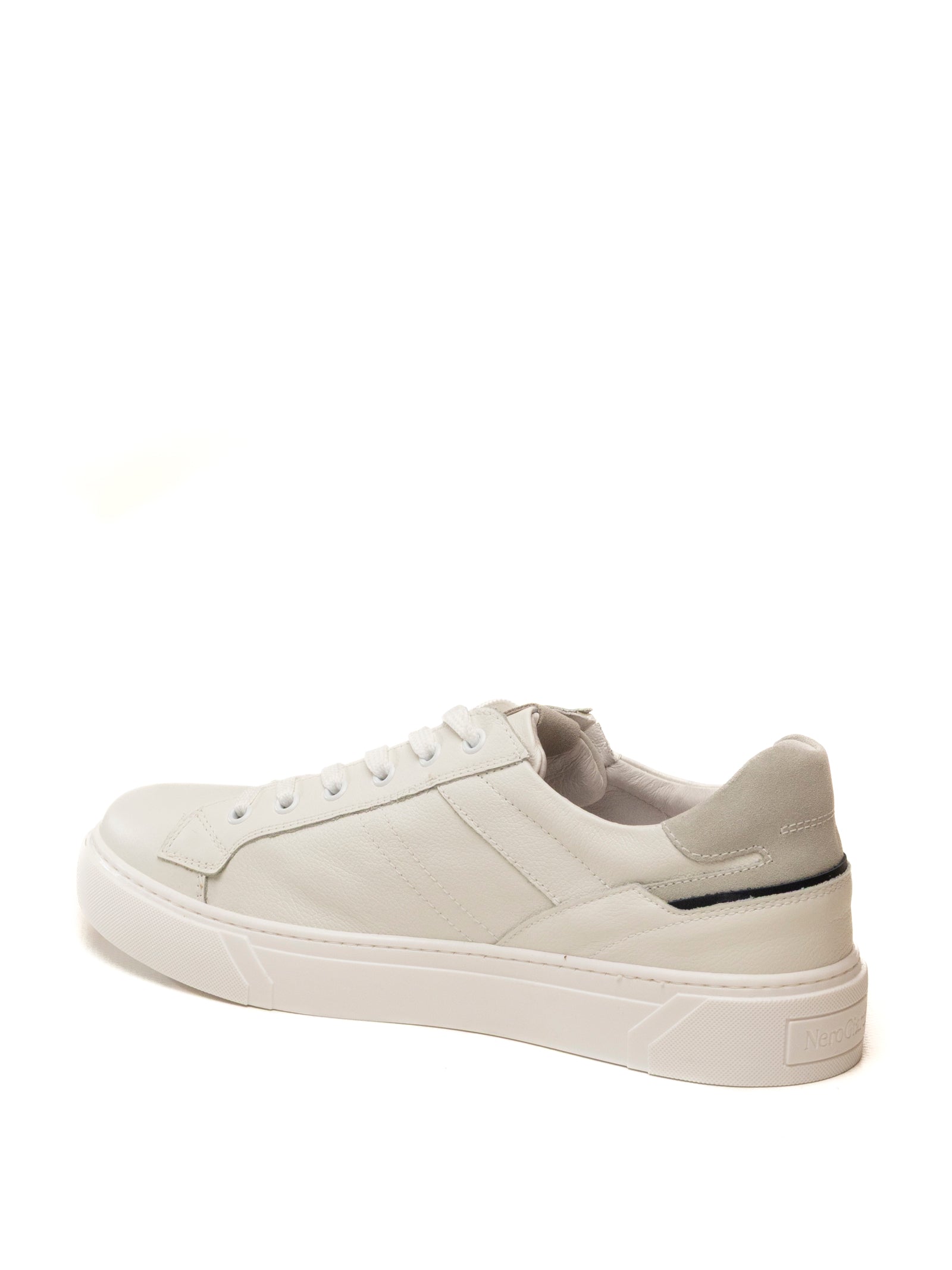 NERO GIARDINI Sneaker pelle bianco E601130 DOLLARINO-BIANCO