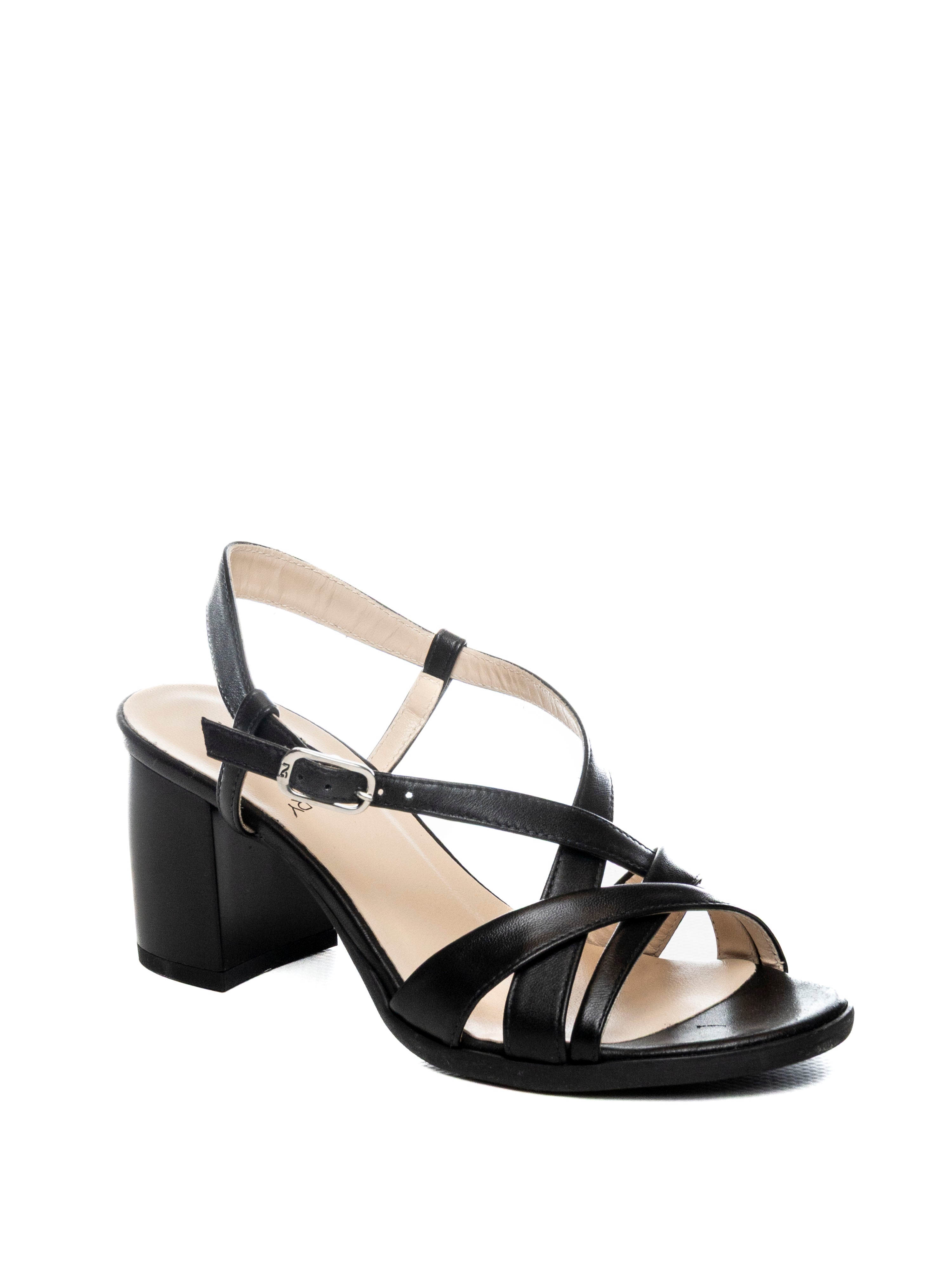 NERO GIARDINI Sandalo pelle nero E615752 PANDORA-NERO