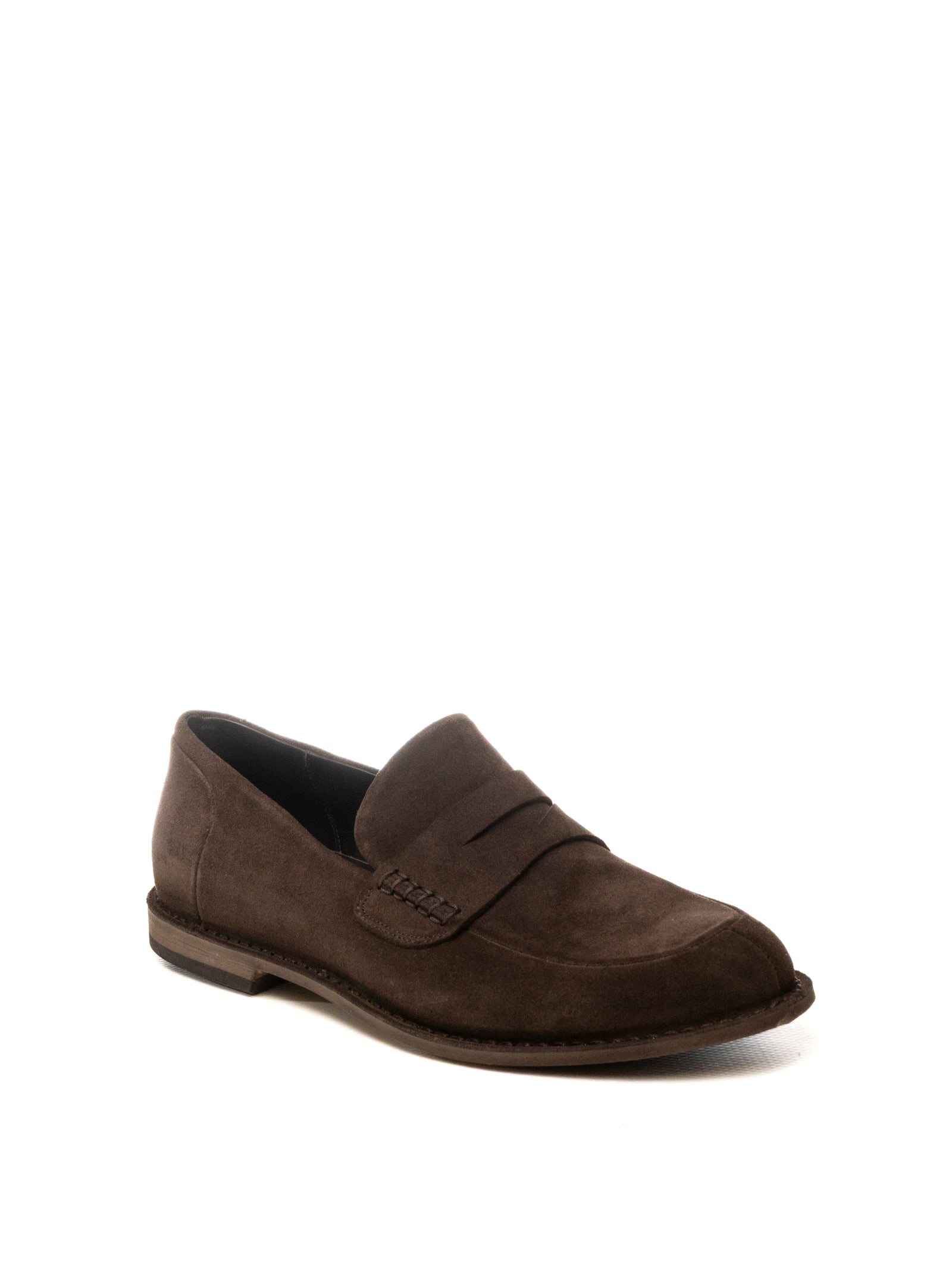 PANTANETTI Mocassino camoscio moro 17510 TALCATO-EBANO