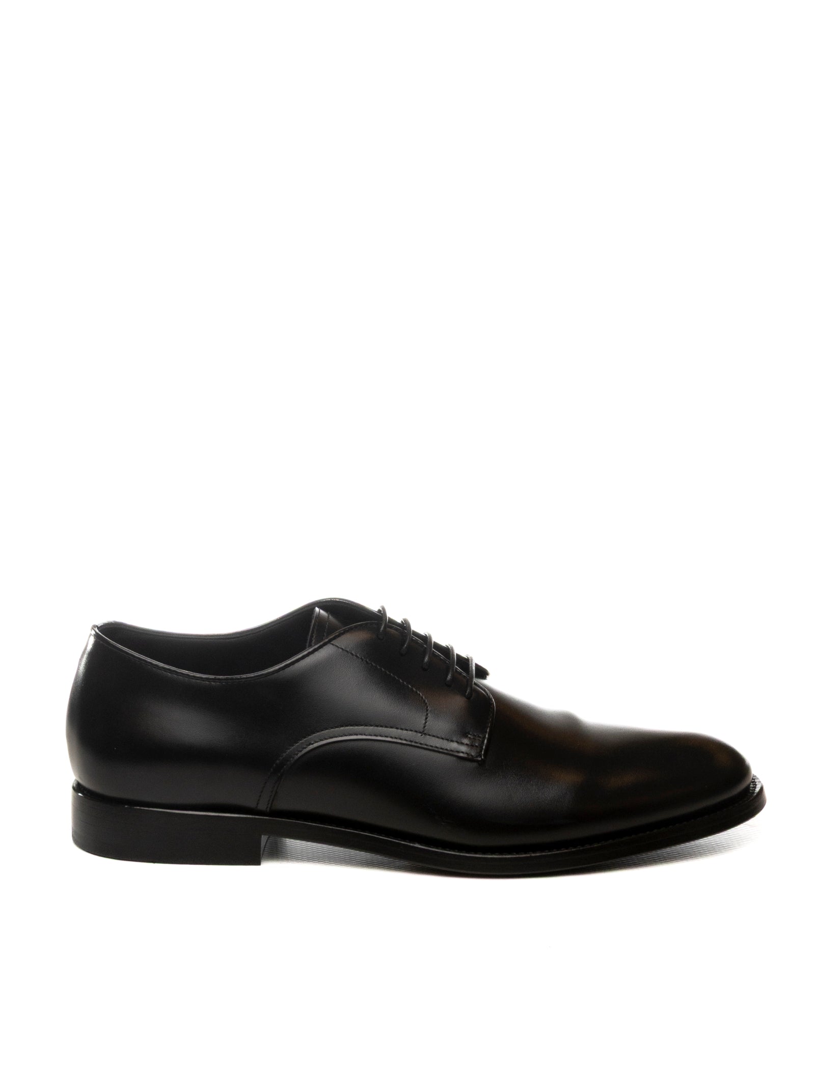 PANTANETTI Stringata derby spazzolato nero 18600 REIMS-NERO
