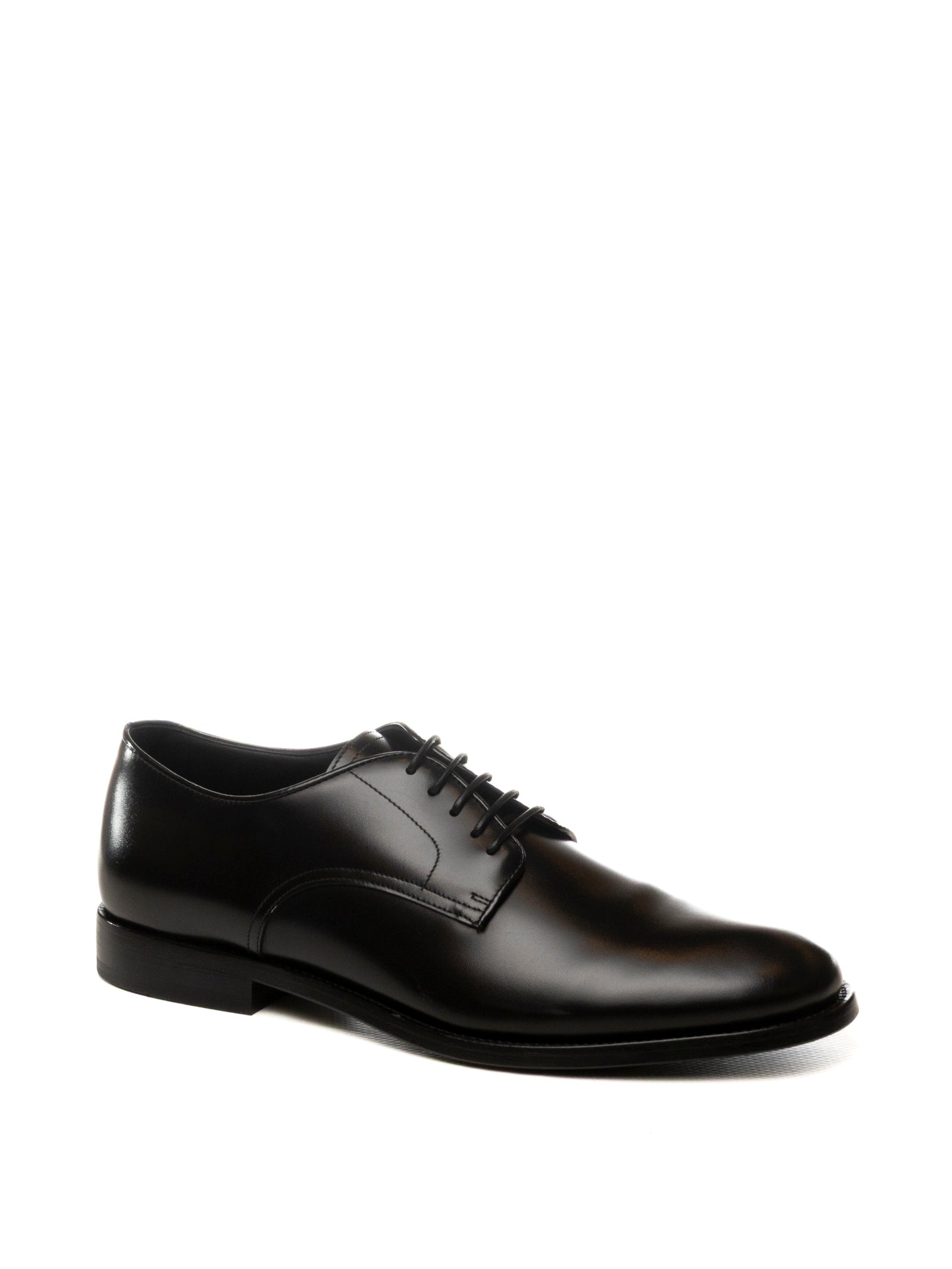 PANTANETTI Stringata derby spazzolato nero 18600 REIMS-NERO