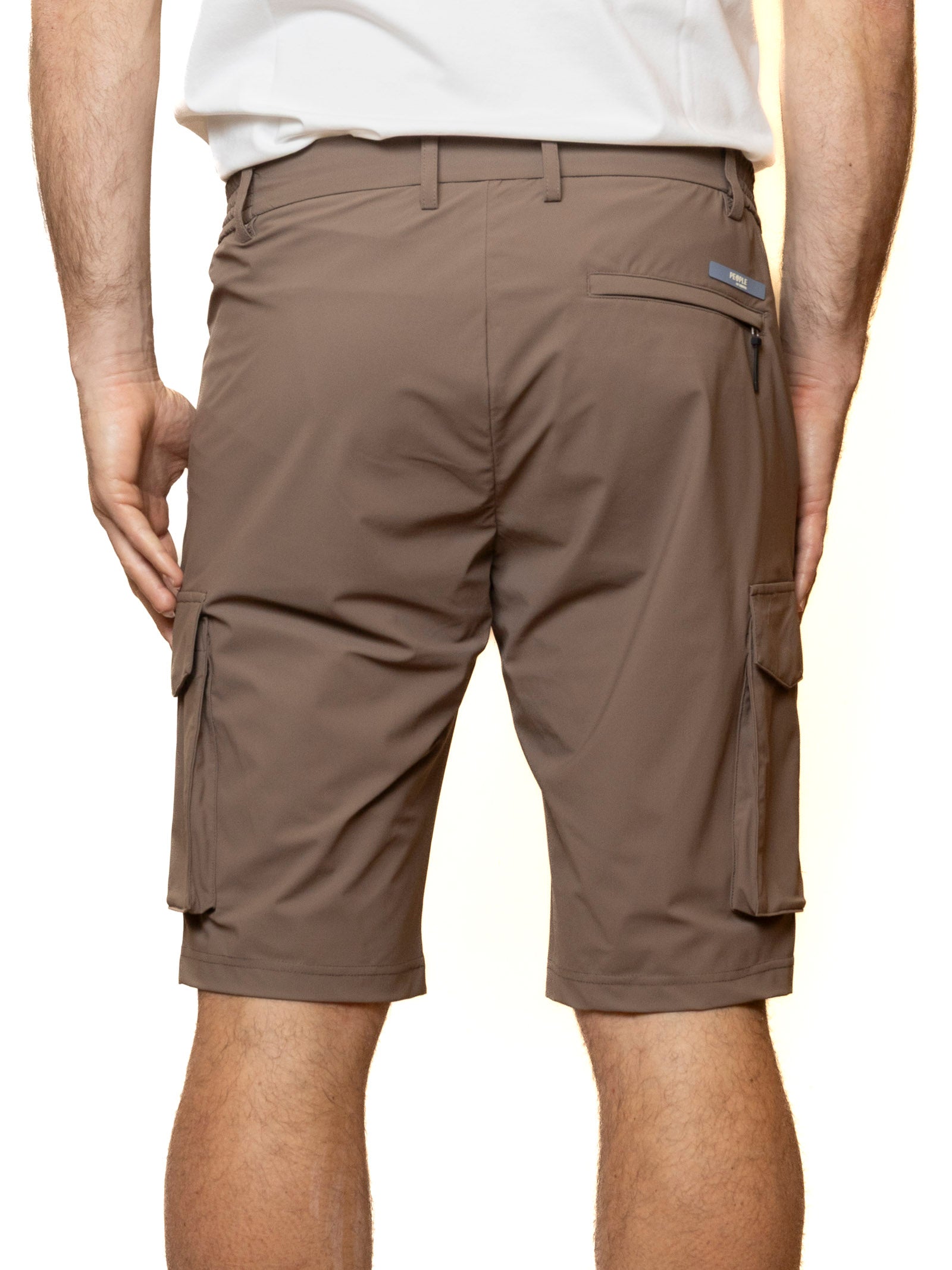 PEOPLE OF SHIBUYA bermuda cotone marrone OMONO PM950-260