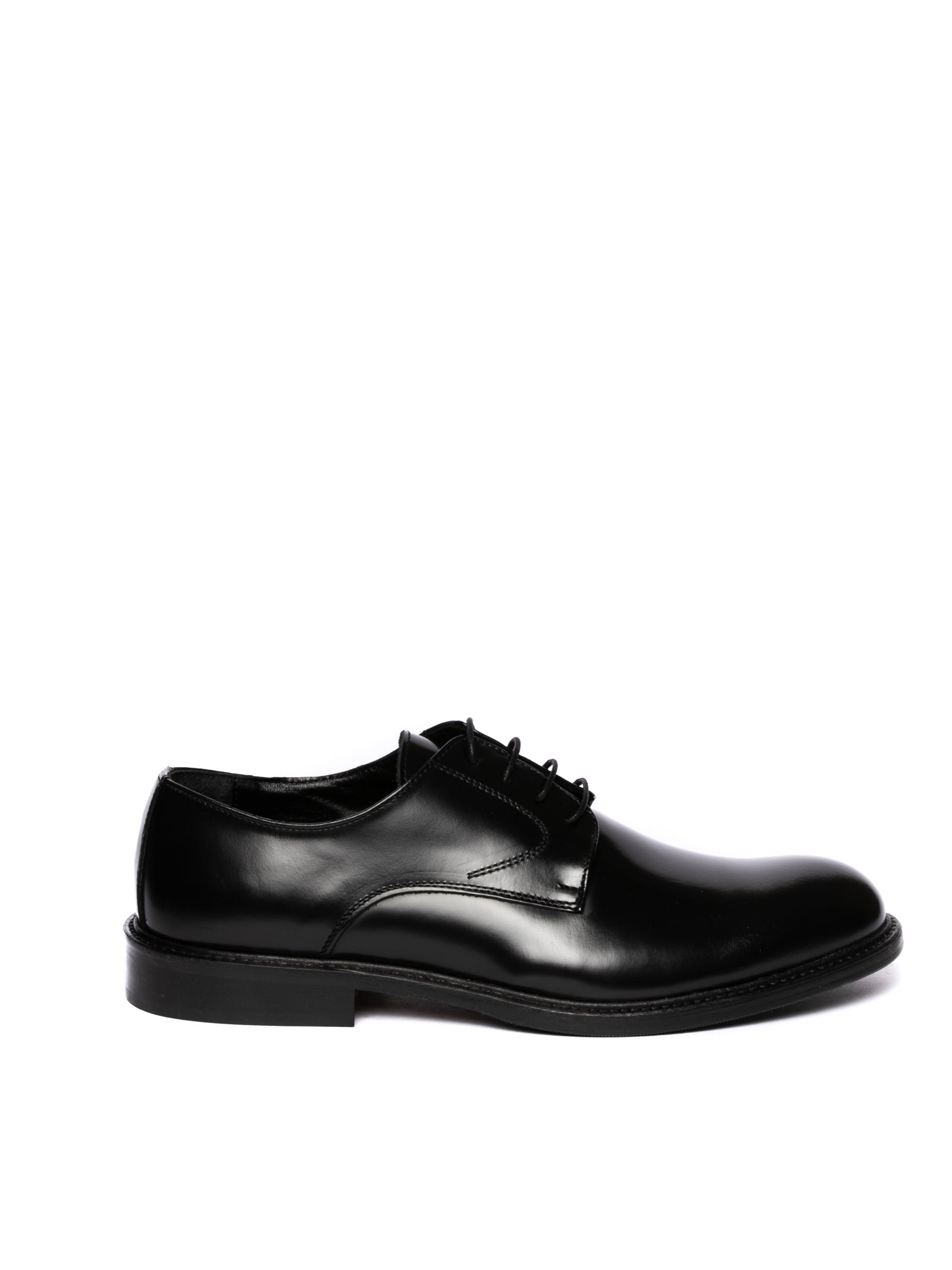 PICCADILLY derby pelle nero 30020 ABRAS-NERO