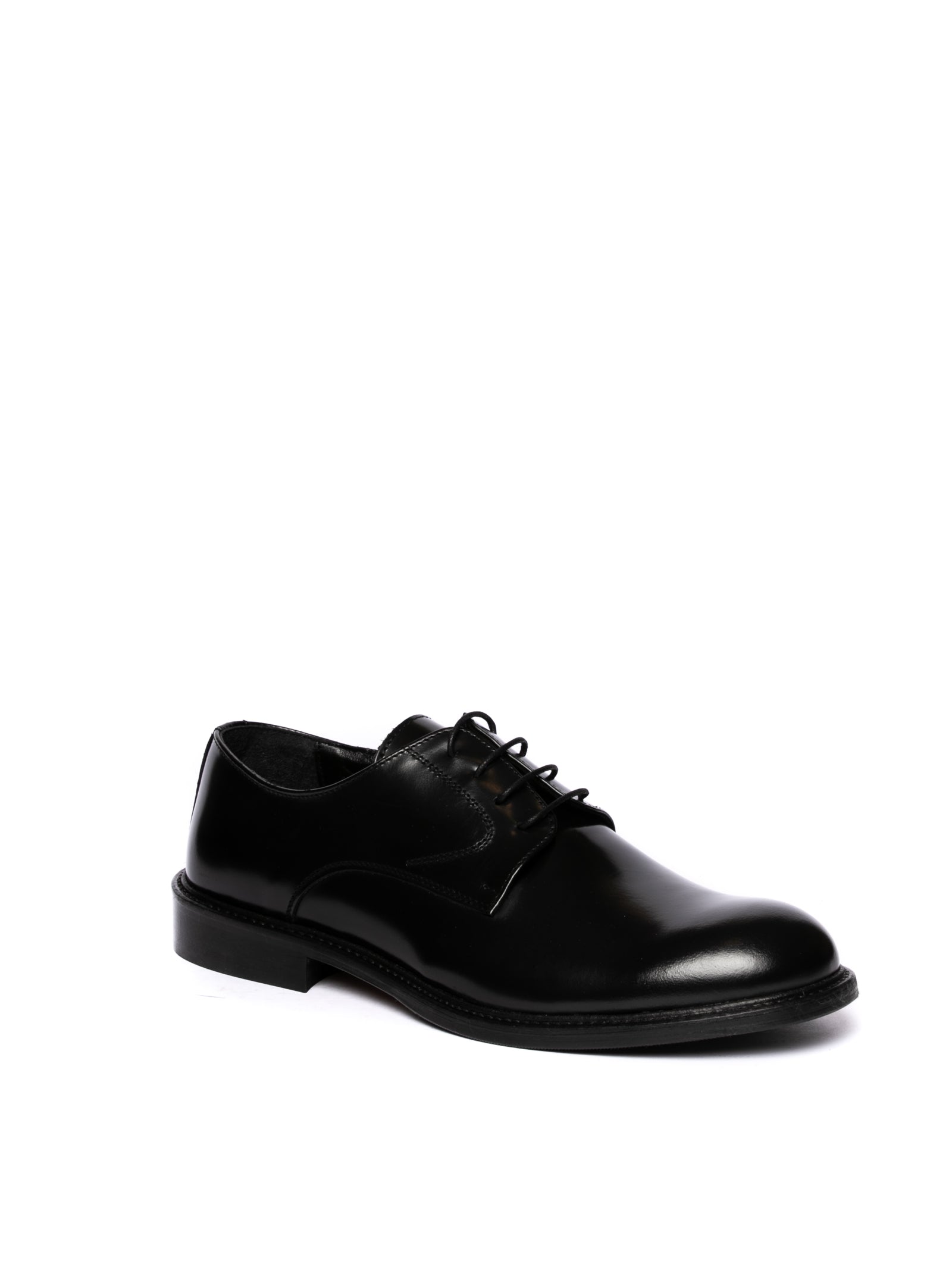 PICCADILLY derby pelle nero 30020 ABRAS-NERO