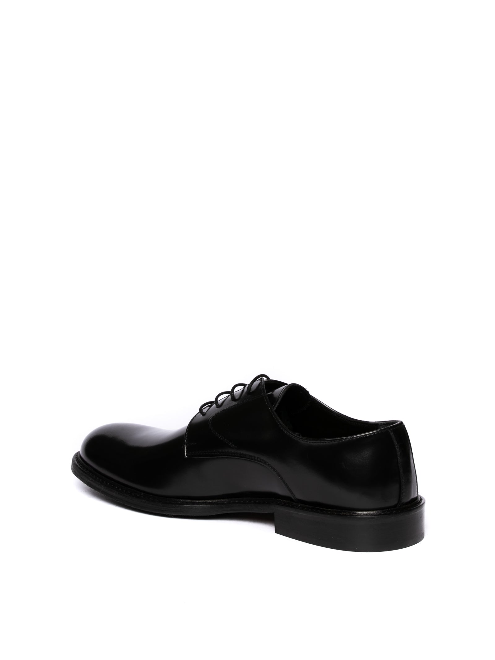 PICCADILLY derby pelle nero 30020 ABRAS-NERO