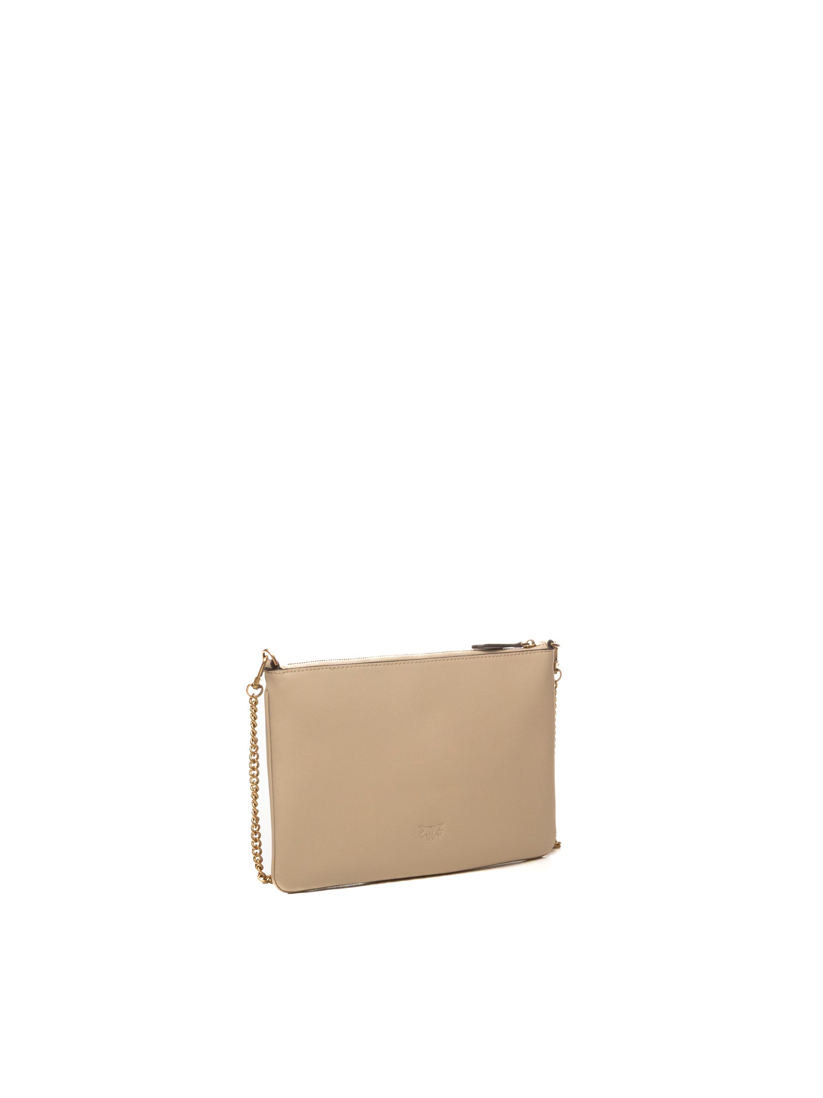 PINKO borsa a spalla flat classic beige/oro 100455-AOF1 FLAT CLASSIC-C50Q