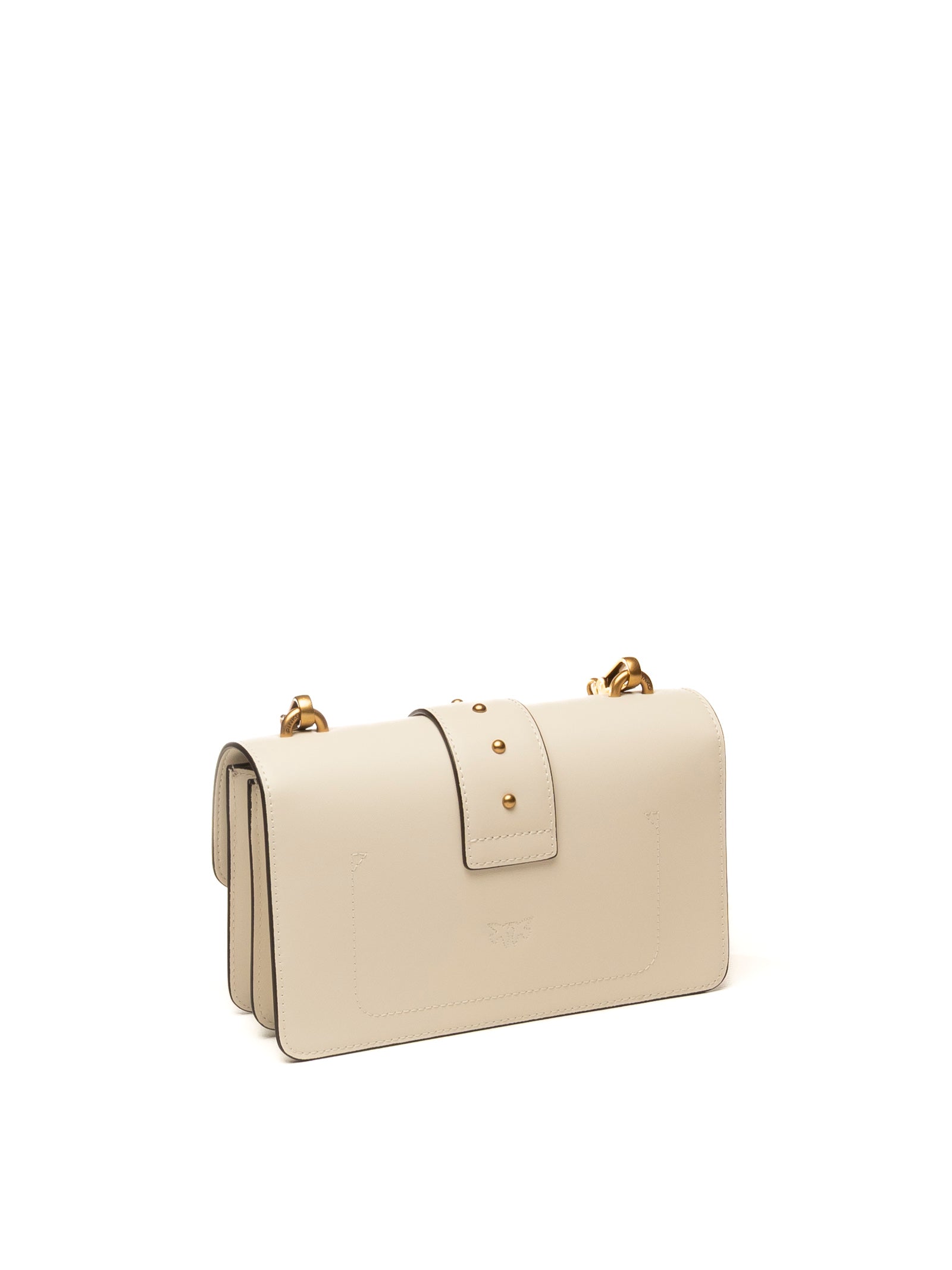 PINKO borsa a spalla love one mini bianco/oro 105856-AOF1 LOVE ONE MINI-Z14Q