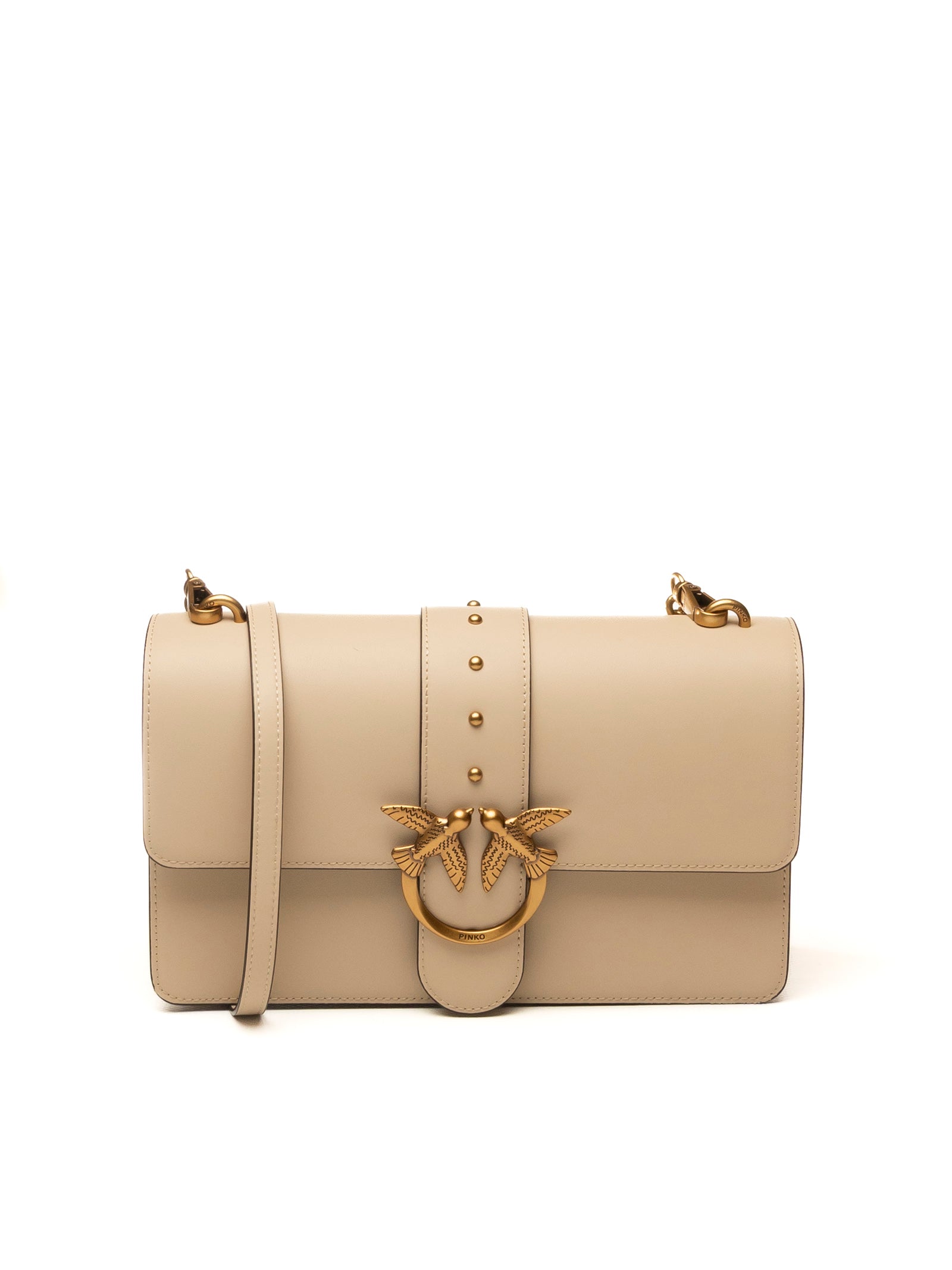 PINKO borsa a spalla love one classic beige/oro 105857-A0F1 LOVE ONE CLASSIC-C50Q