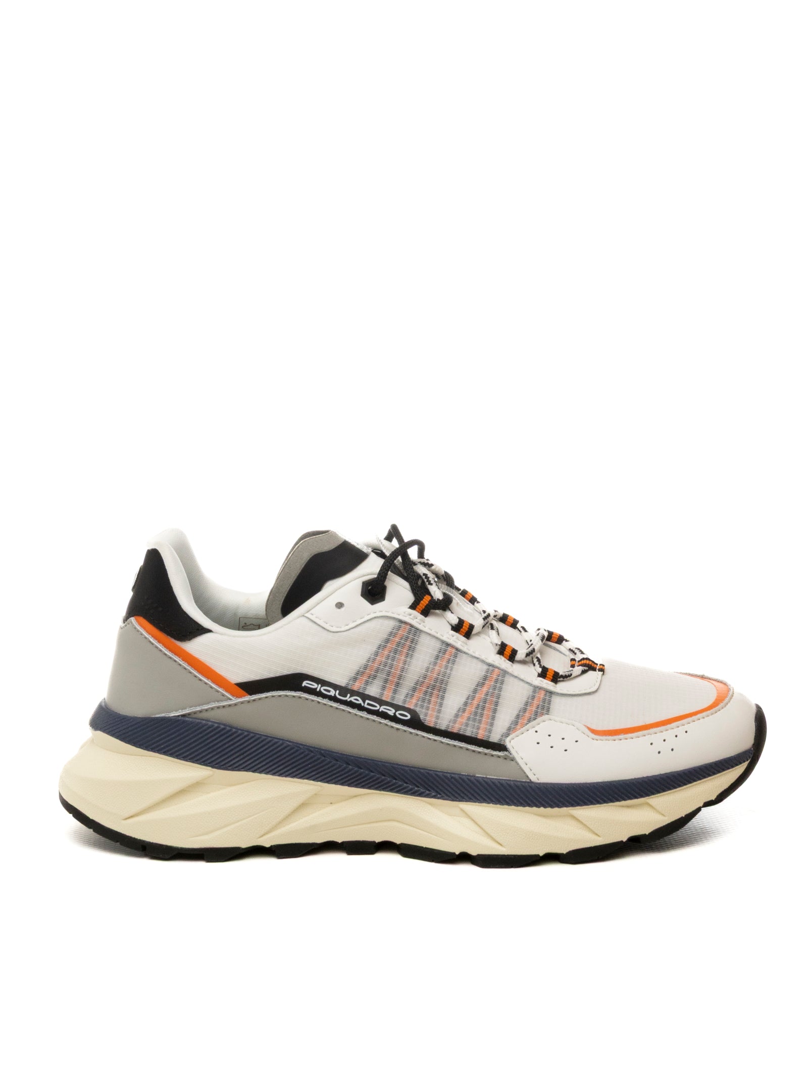 PIQUADRO Sneaker tessuto tecnico bianco multi PQ7505 CAM/NYL-WHITE