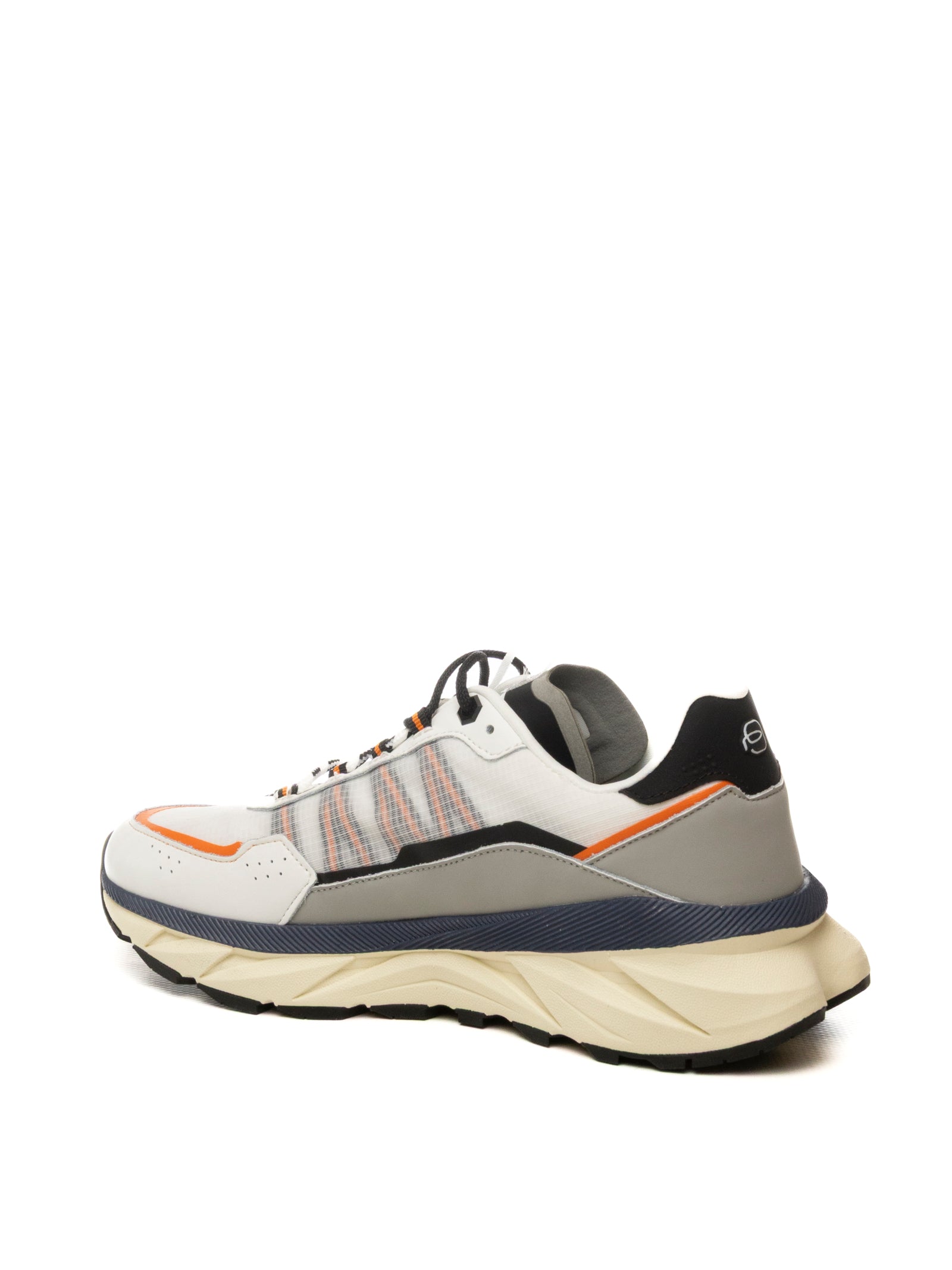 PIQUADRO Sneaker tessuto tecnico bianco multi PQ7505 CAM/NYL-WHITE