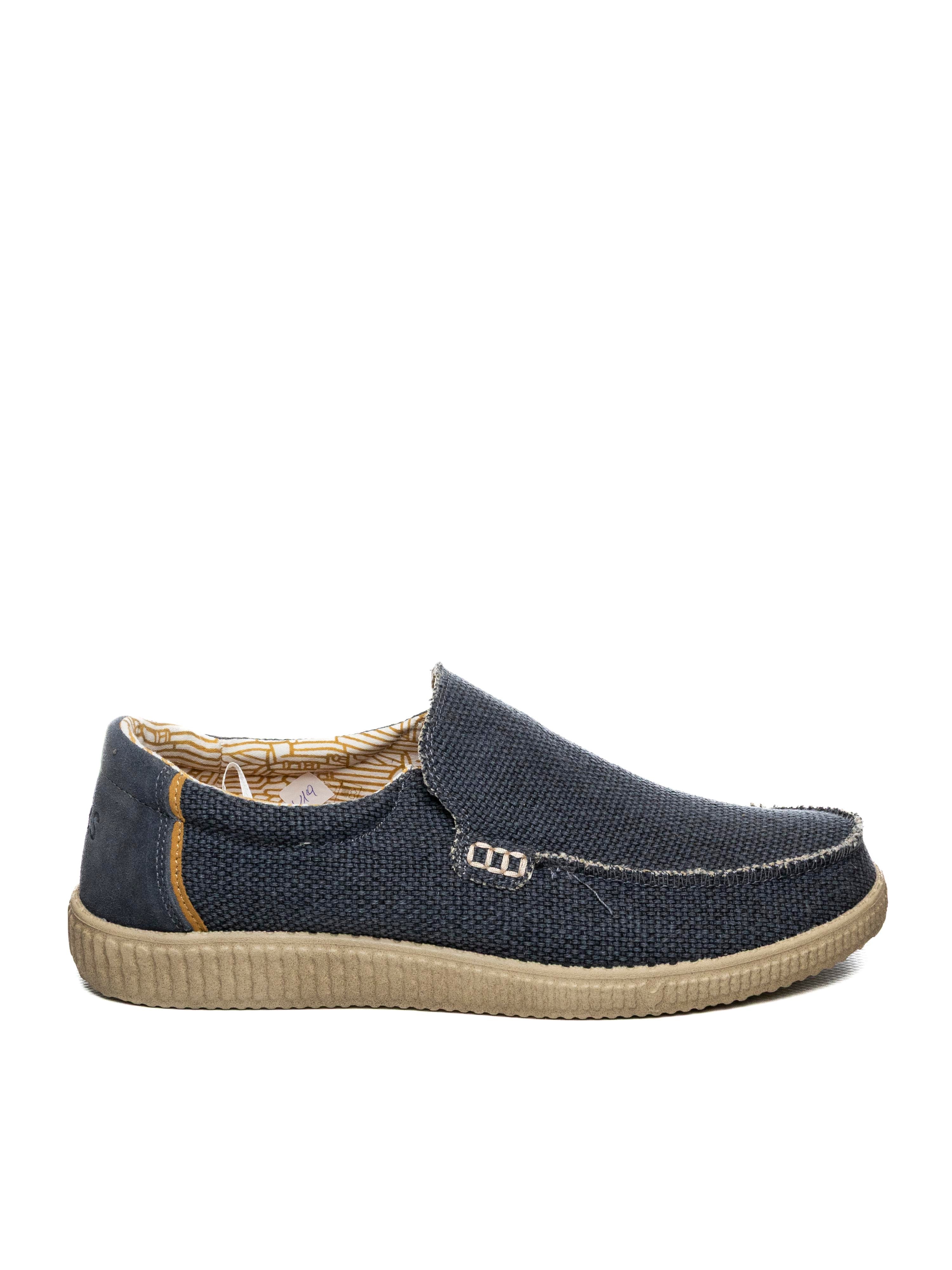 PITAS slipon fred blu FRED TESSUTO-MARINO