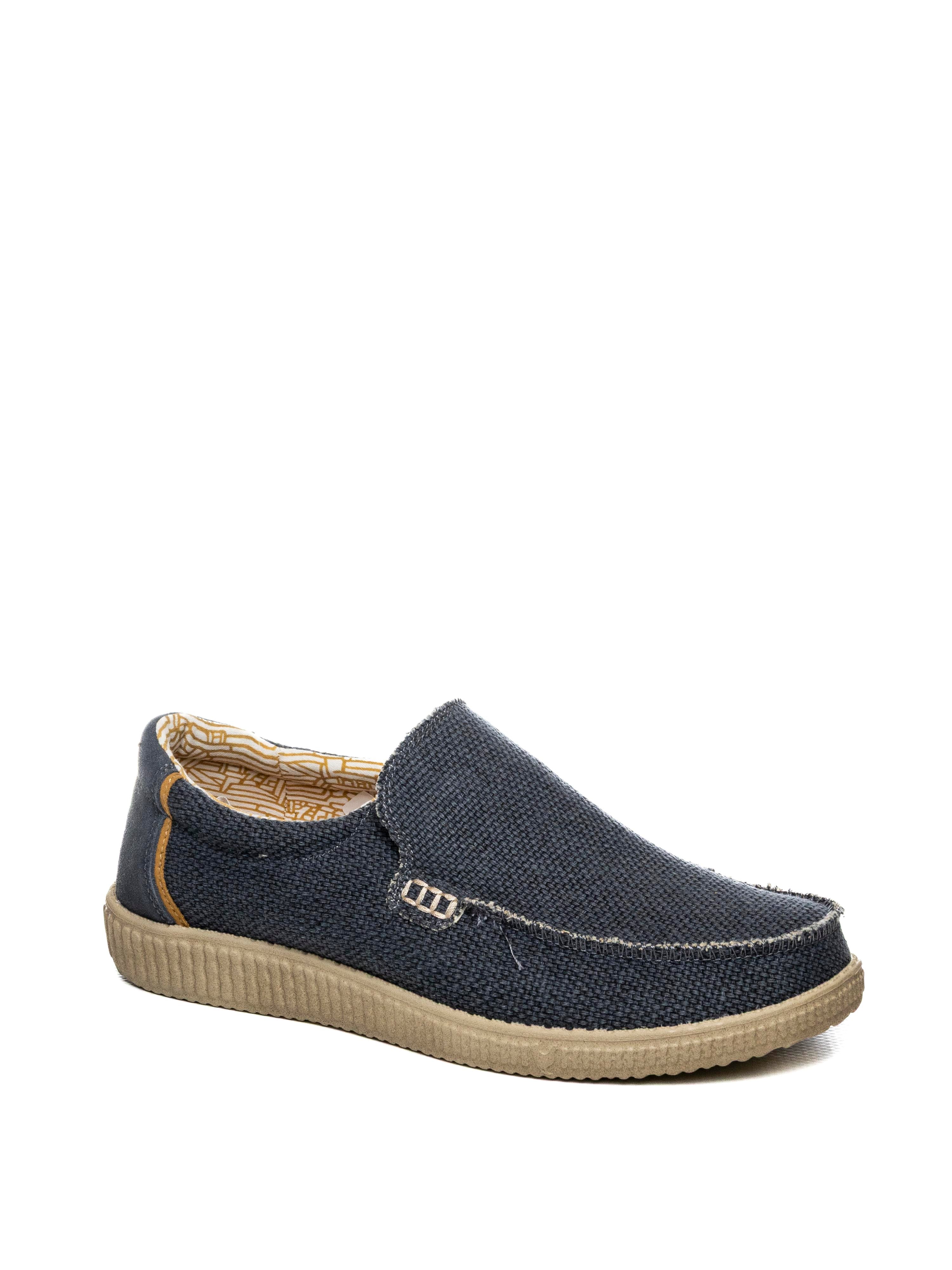 PITAS slipon fred blu FRED TESSUTO-MARINO