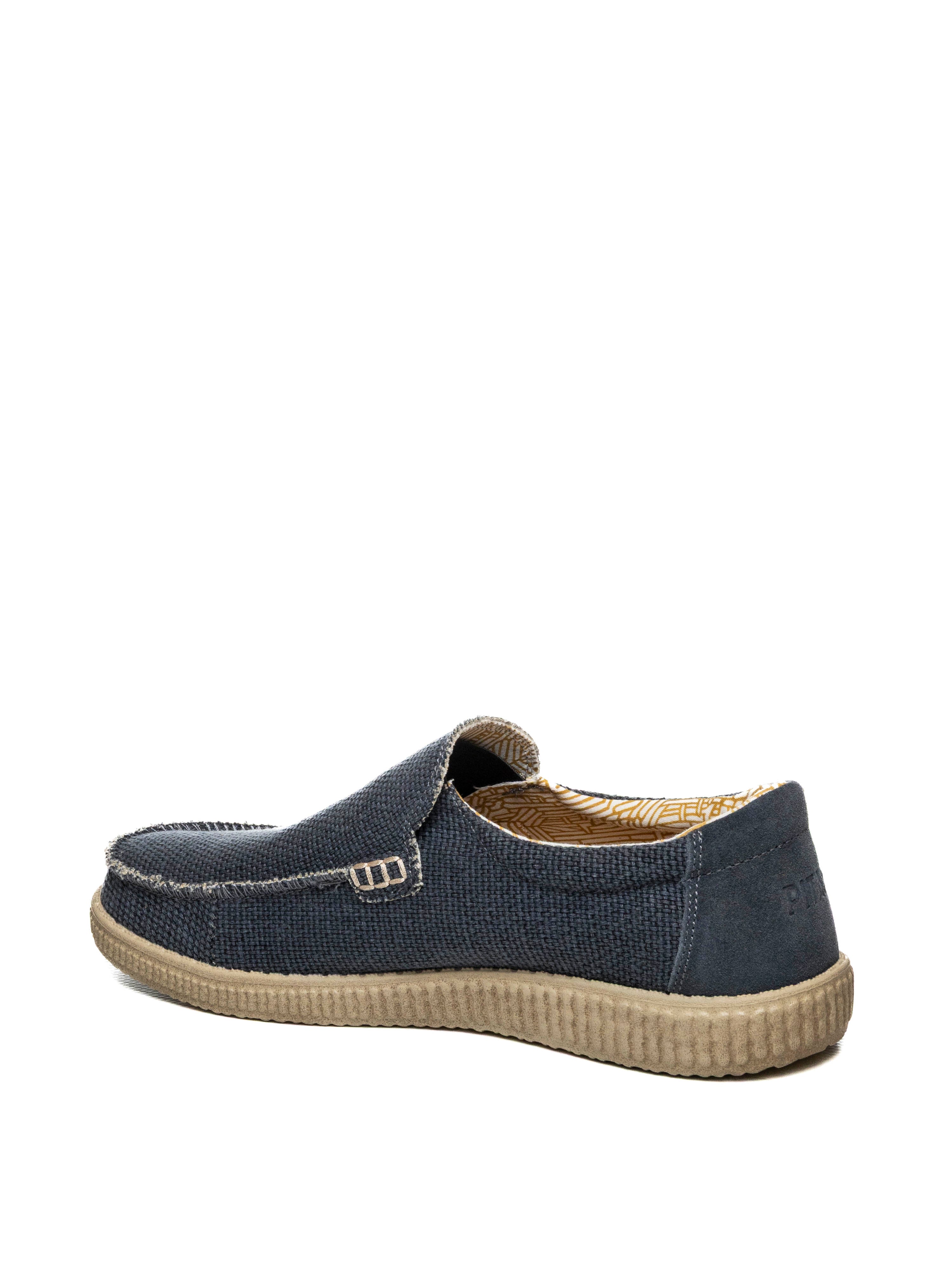 PITAS slipon fred blu FRED TESSUTO-MARINO