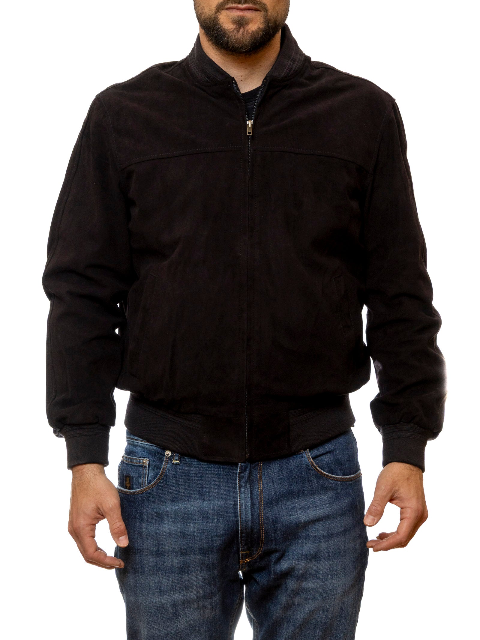 PK BY PASKAL giubbino camoscio blu 003 CAM-BLU