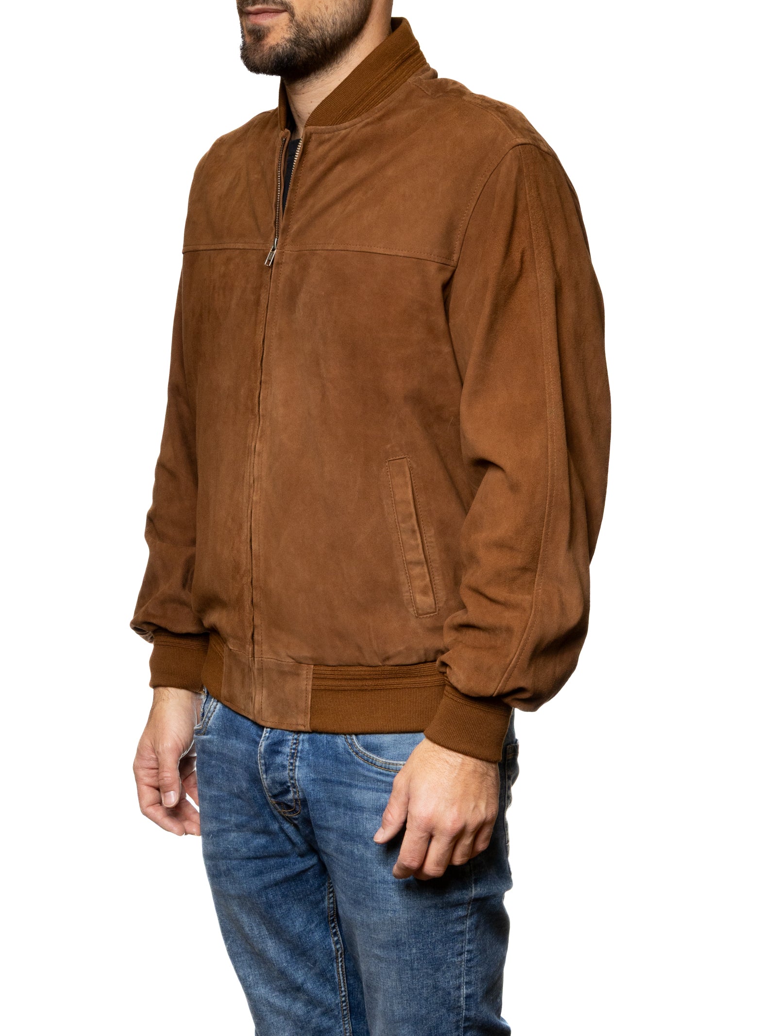 PK BY PASKAL giubbino camoscio marrone 004 CAM-WHISKY