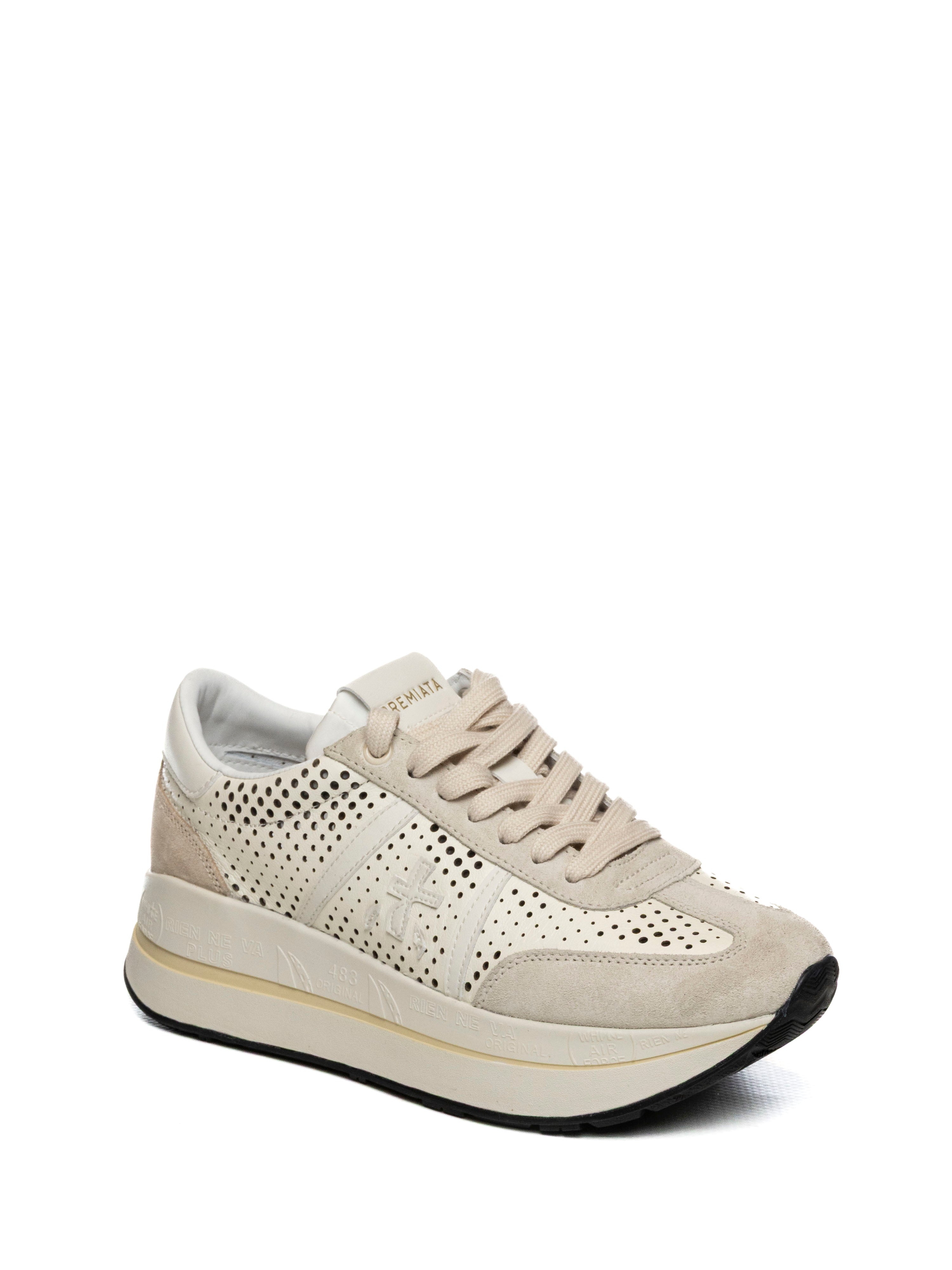 PREMIATA sneaker bethcoin bianco/rosa BETHCOIN 8171-WHITE/PINK