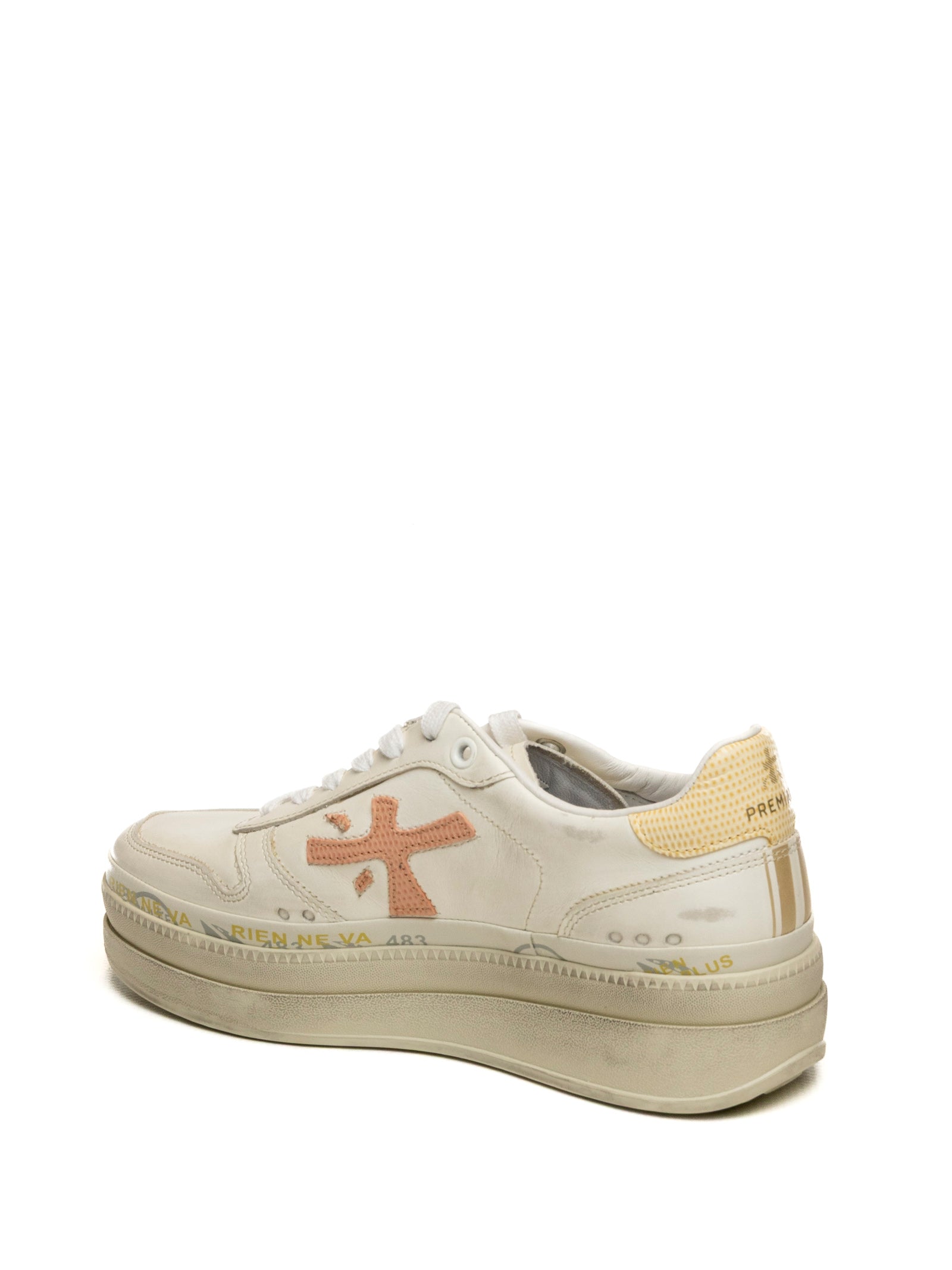 PREMIATA Sneaker micol bianco/rosa MICOL 8196-WHITE/PINK