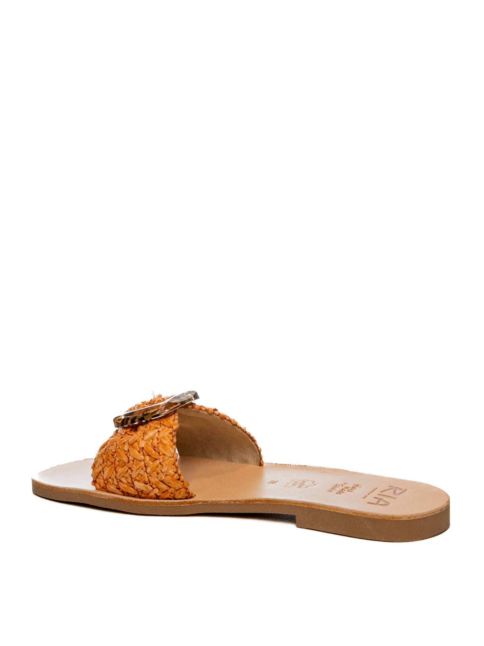 RIA MENORCA sandalo raphia arancio 40334 RAPHIA-NARANSA
