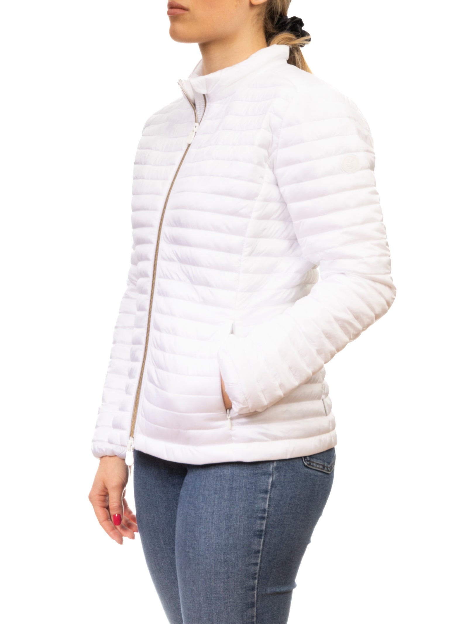 SAVE THE DUCK piumino iris bianco D3837W IRIS20-00000