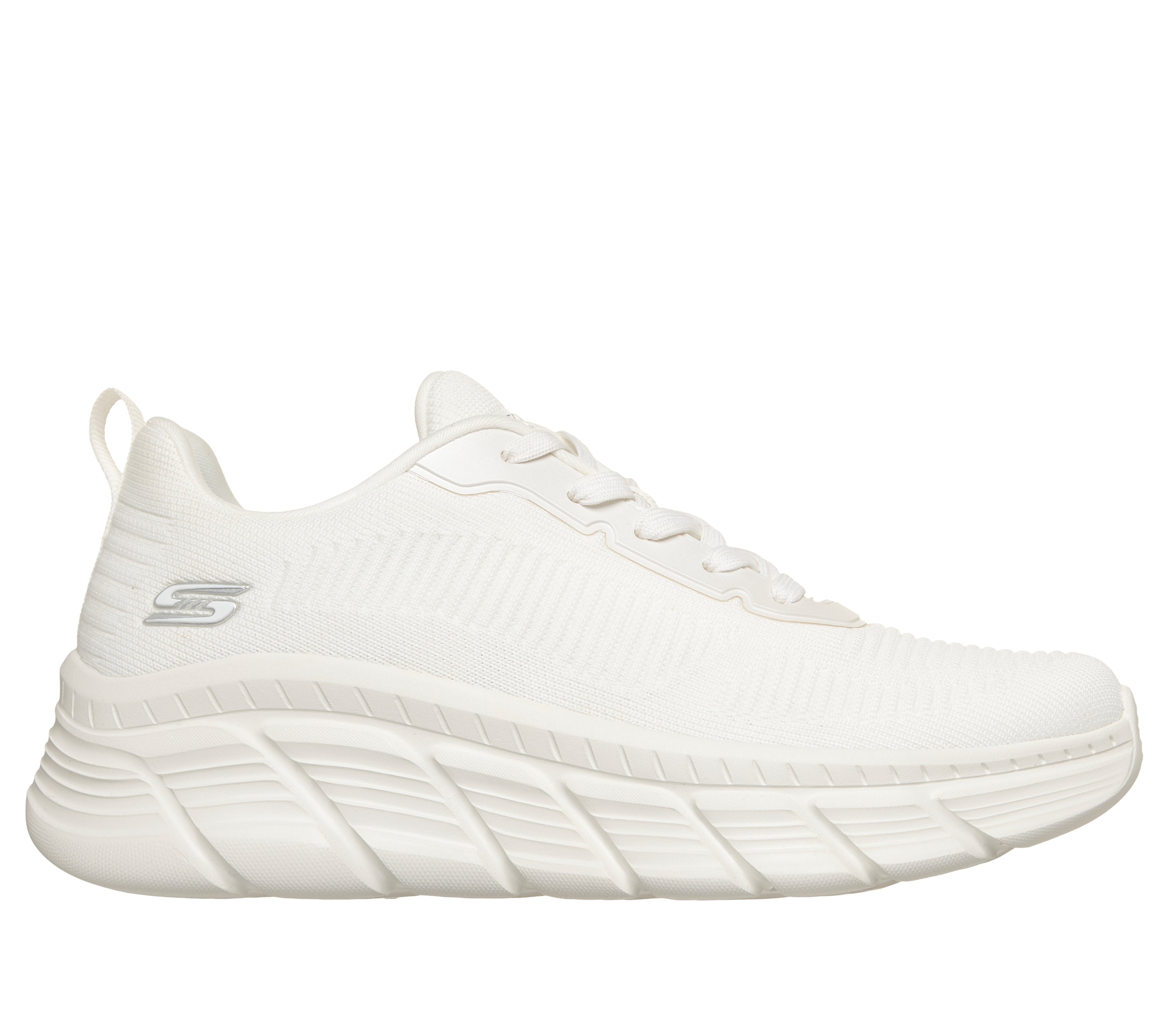 SKECHERS Sneaker bobs flex bianco 117385 BOBS B FLEX