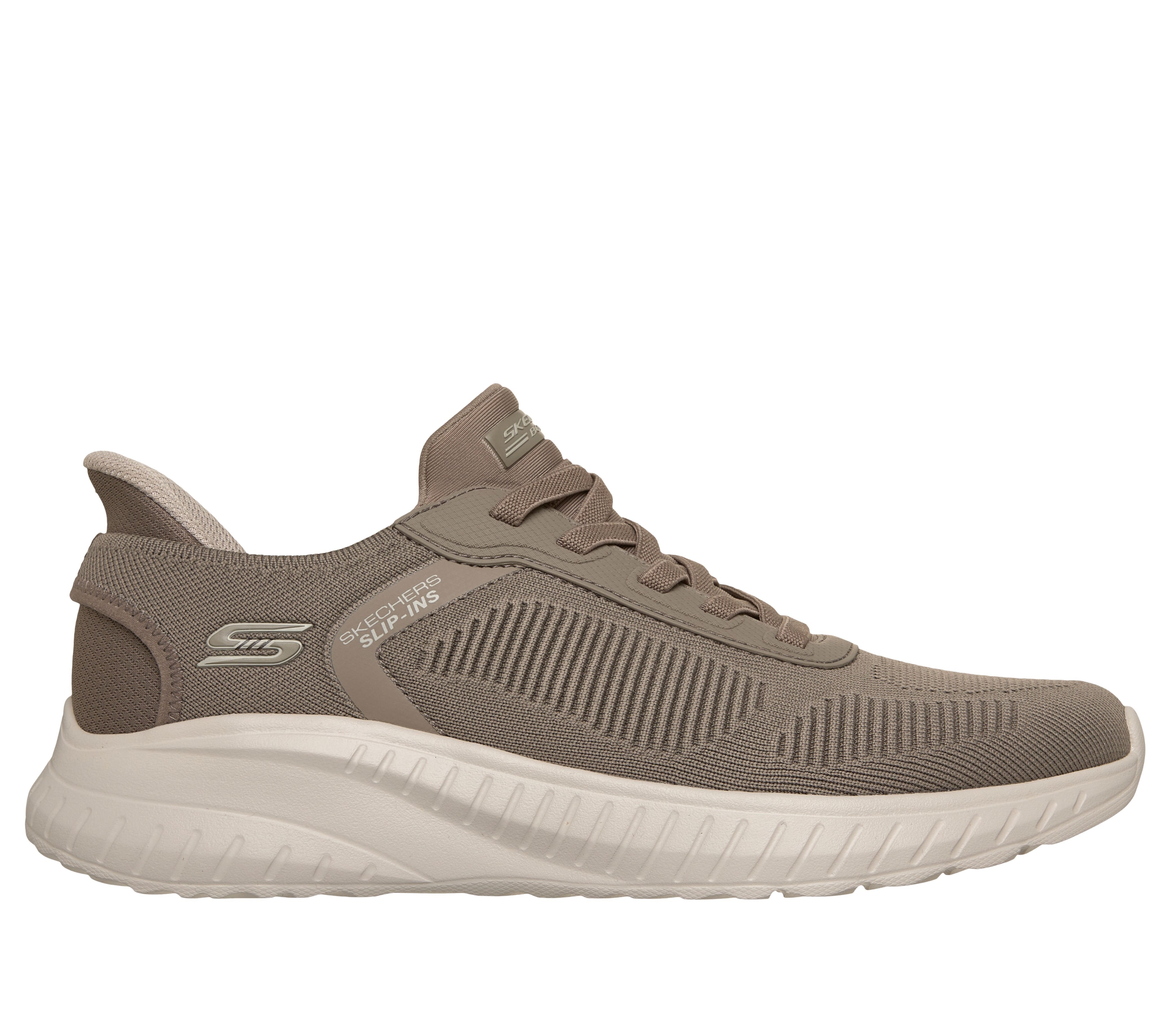 SKECHERS Sneaker bob squad slip ins taupe 118312 BOB SQUAD CHAOS-DKTP