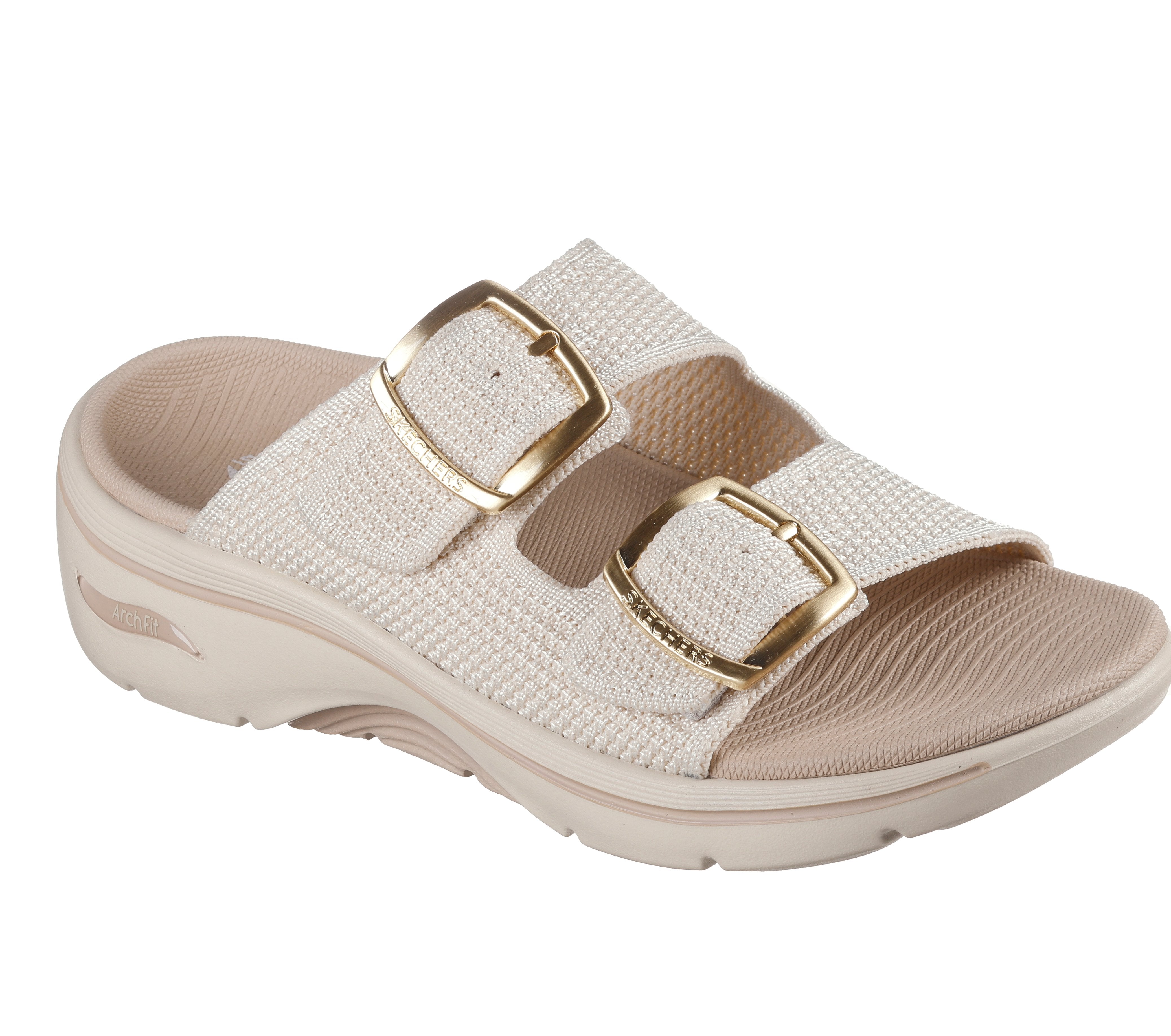 SKECHERS Sandalo gol walk naturale 140871 GO WALK-NAT