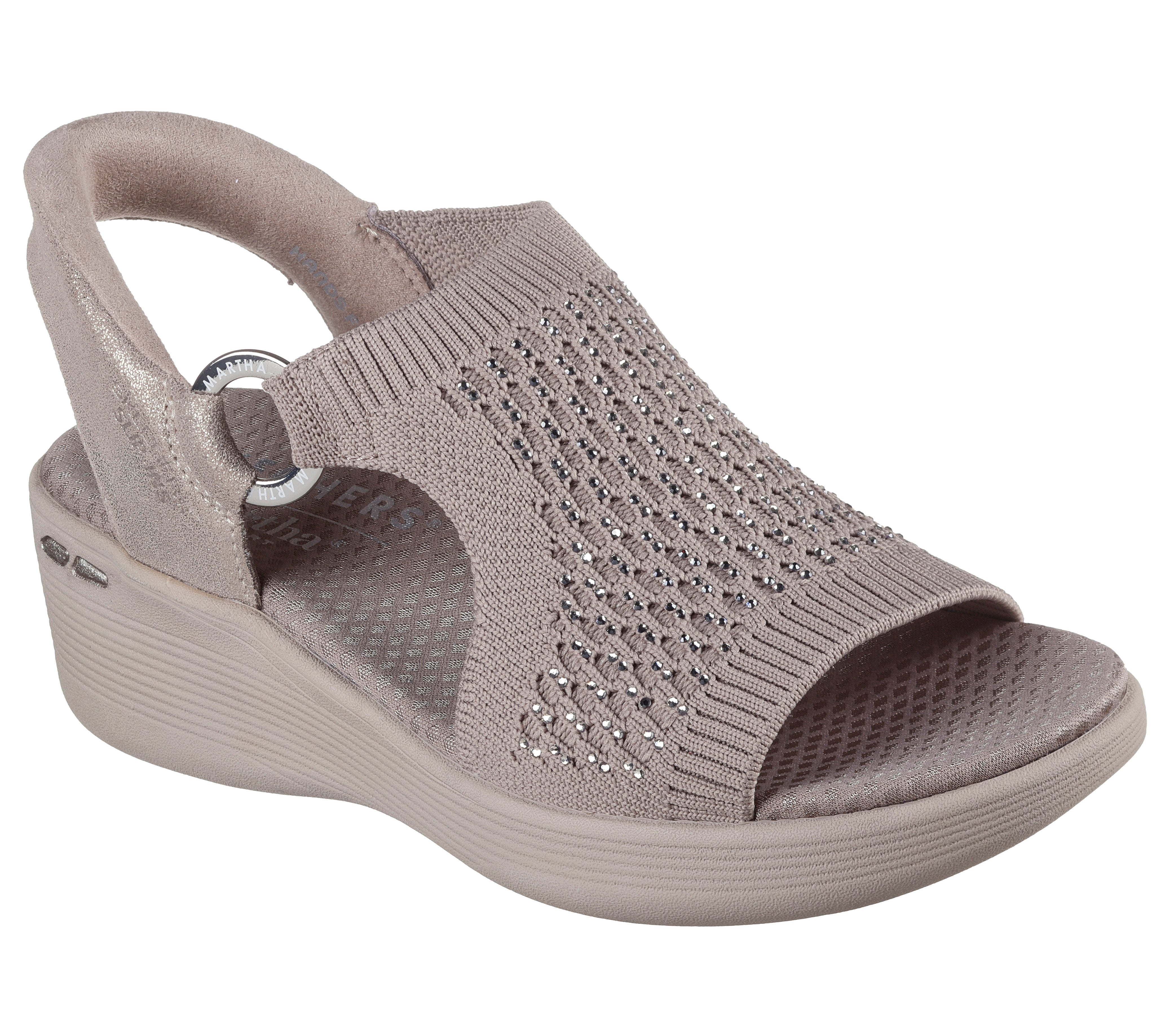 SKECHERS Sandalo pier lite slip ins taupe 188001 PIER LITE-TPE