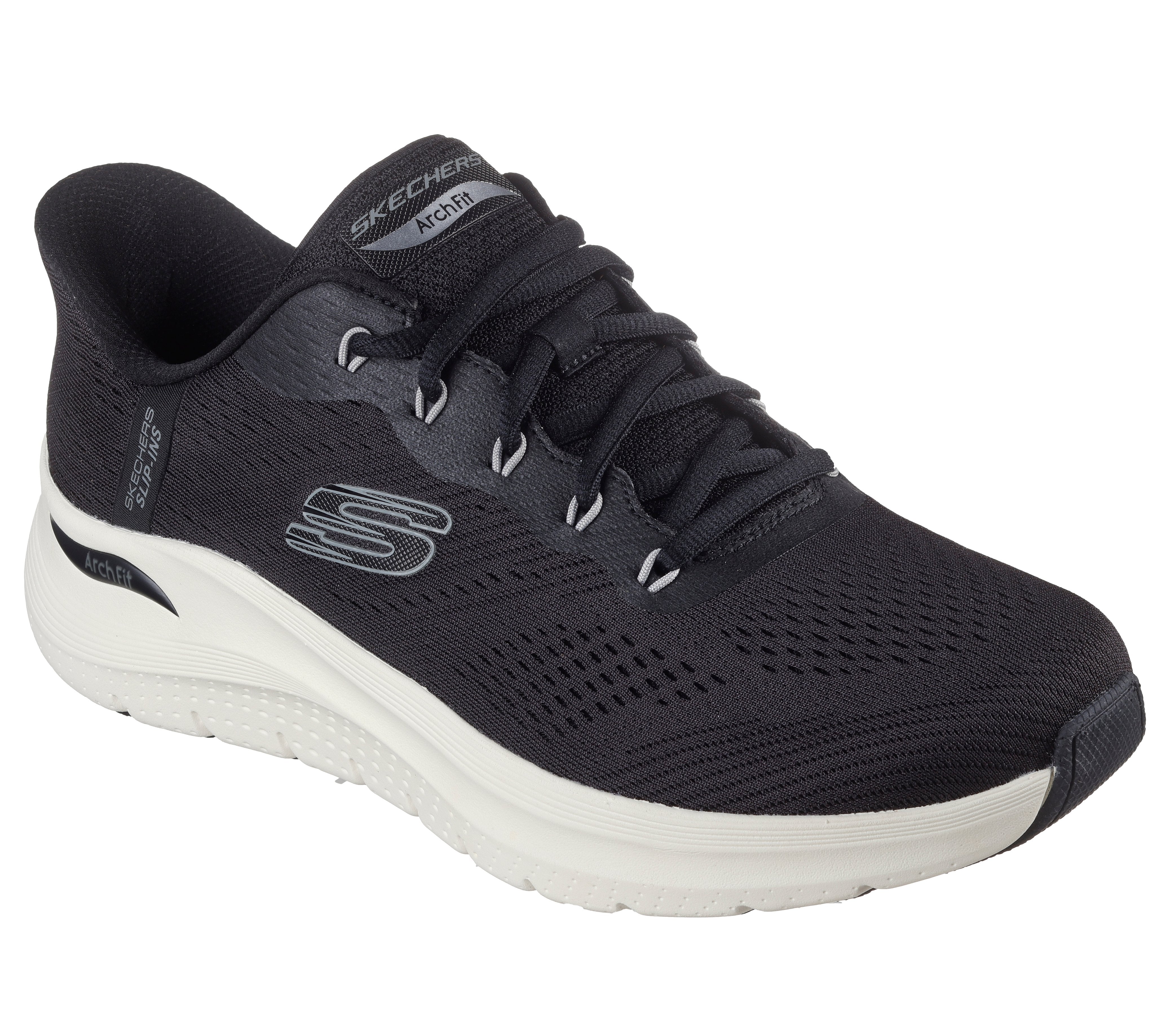 SKECHERS Sneaker arch fit slip ins nero 232712 ARCH FIT 2.0-BLK