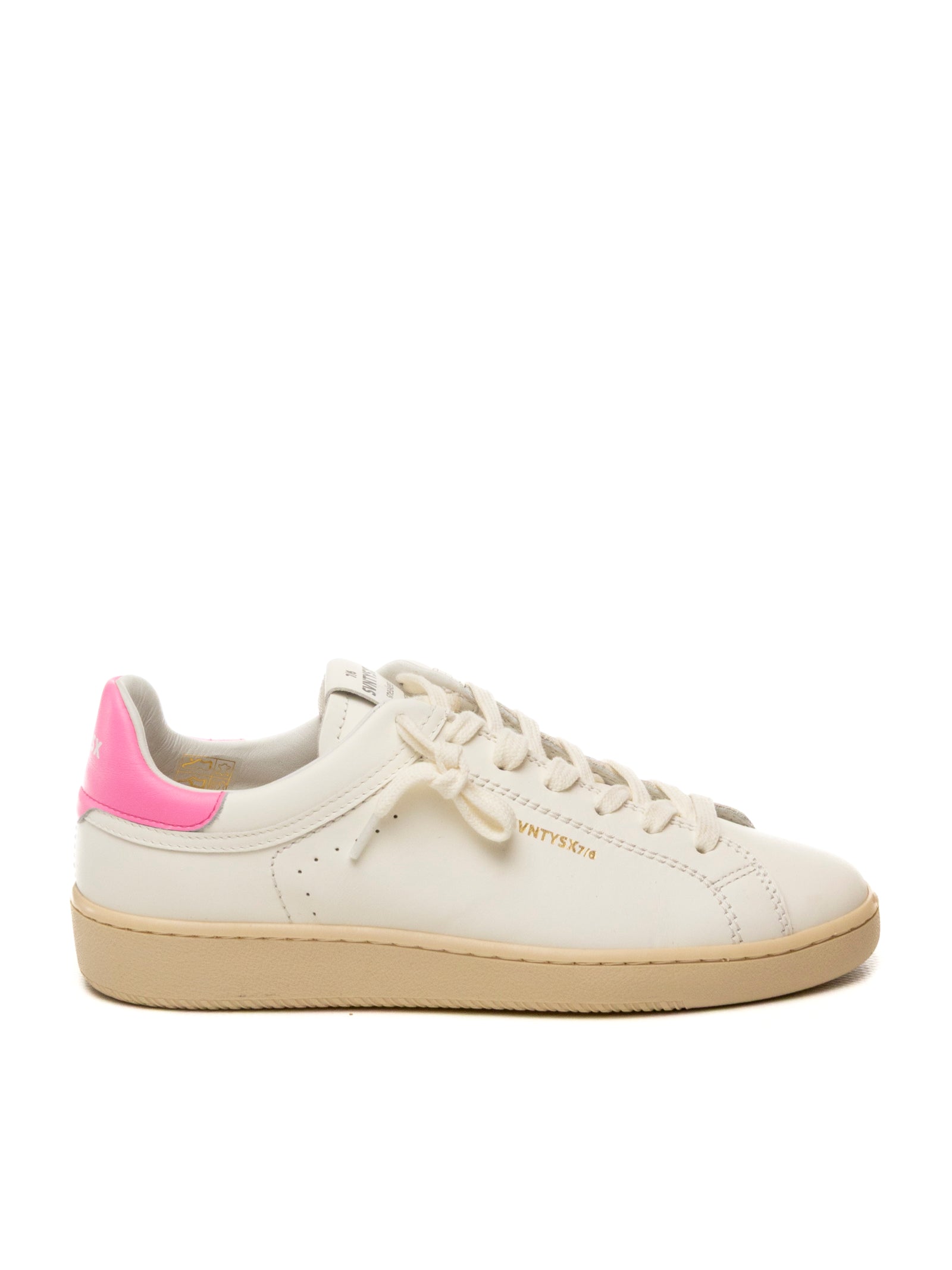 THE 76 Sneaker jump bianco/rosa JUMP D PELLE-WHI/FUXIA