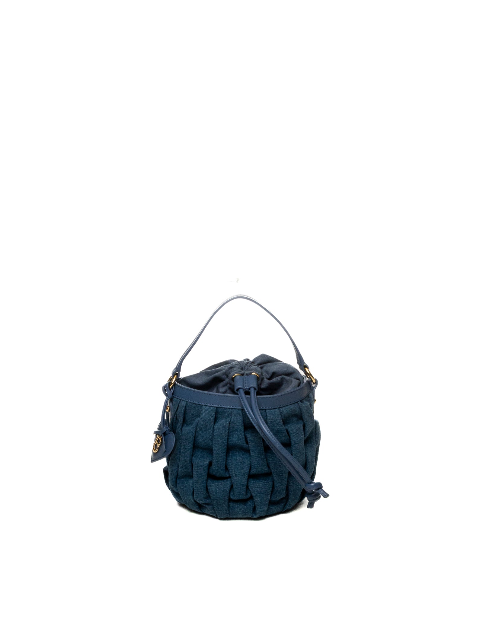TOSCABLU borsa a spalla plissè blu 622B22 PELLE-C30