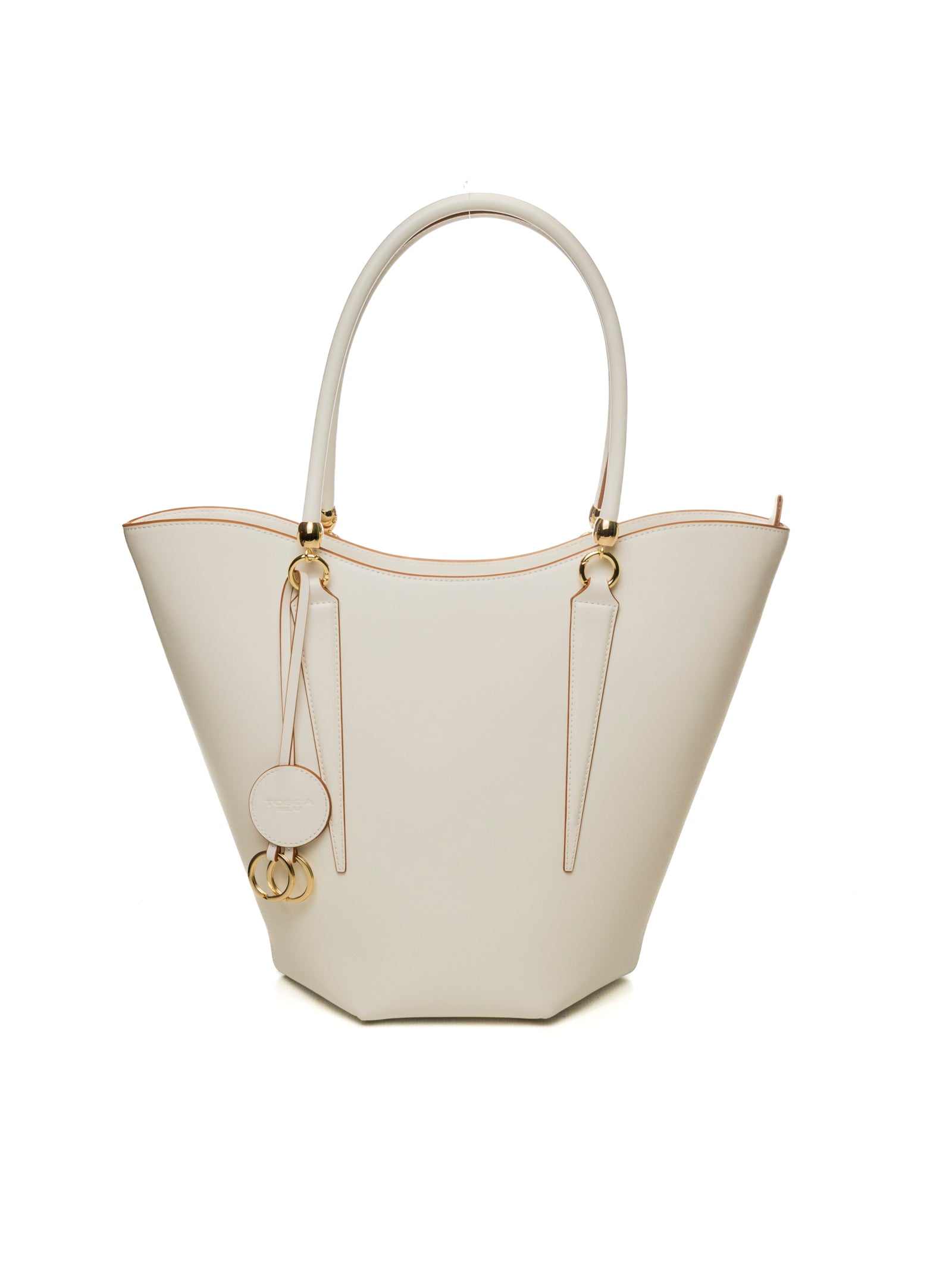 TOSCABLU borsa a spalla pelle bianca 641B57 PELLE-C00