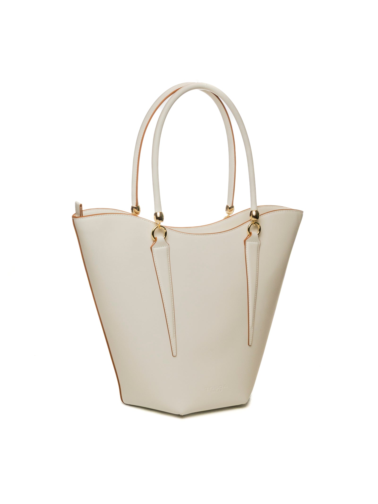 TOSCABLU borsa a spalla pelle bianca 641B57 PELLE-C00