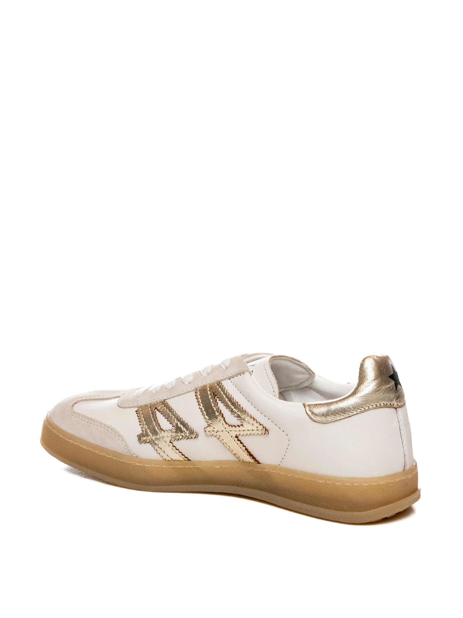 UP44 sneaker bianco/platino W3 PEL/SUE-BIA/PLATI
